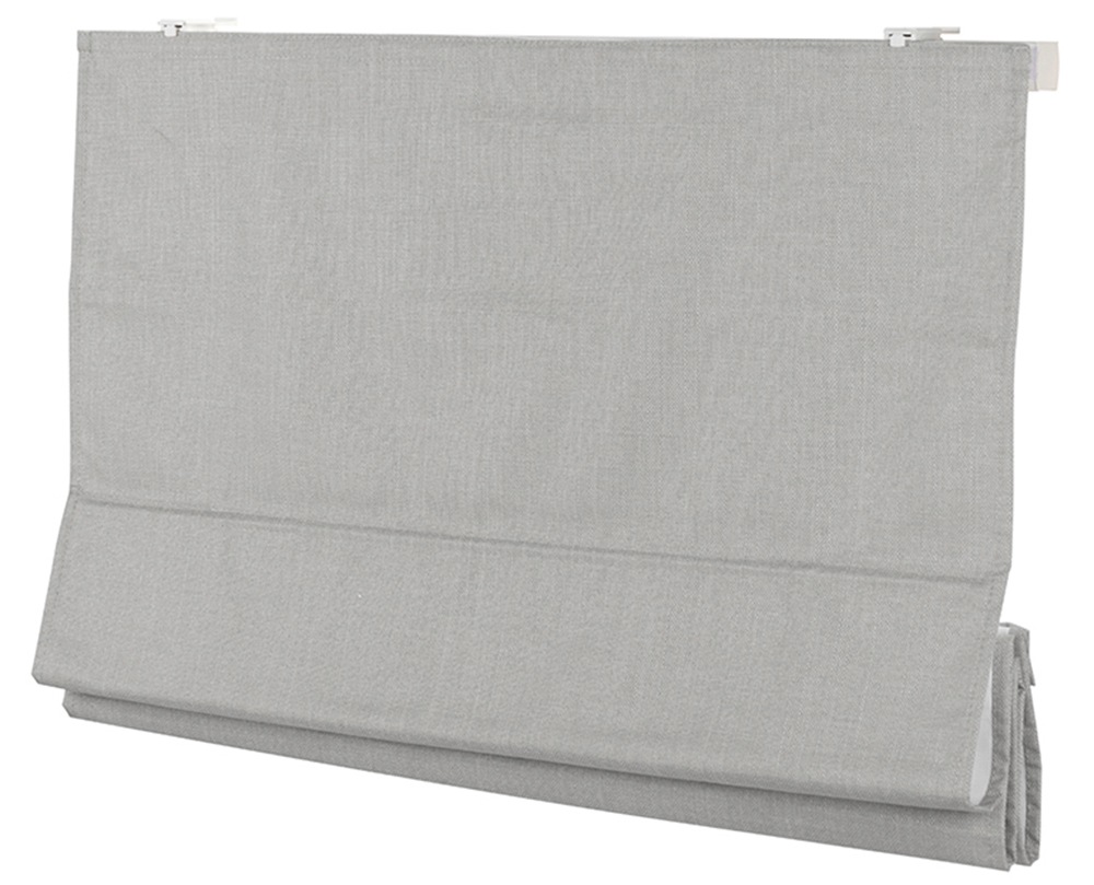 my home Rollo »RIOLA« verdunkelnd Blendschutz | Sichtschutz | Verdunkelung ohne Bohren freihängend Faltrollo in trendiger Leinenoptik, einfache Montage