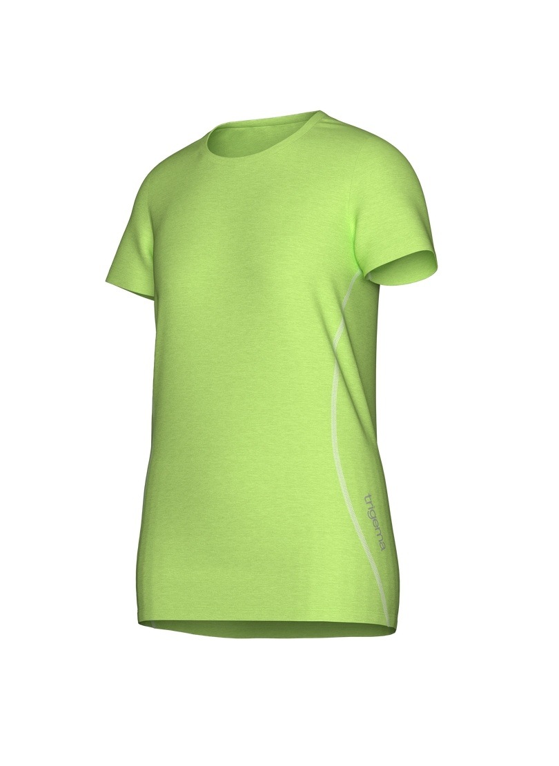 Trigema T-Shirt "TRIGEMA Sportshirt in Melange-Optik" 1 Stk. tlg. günstig online kaufen