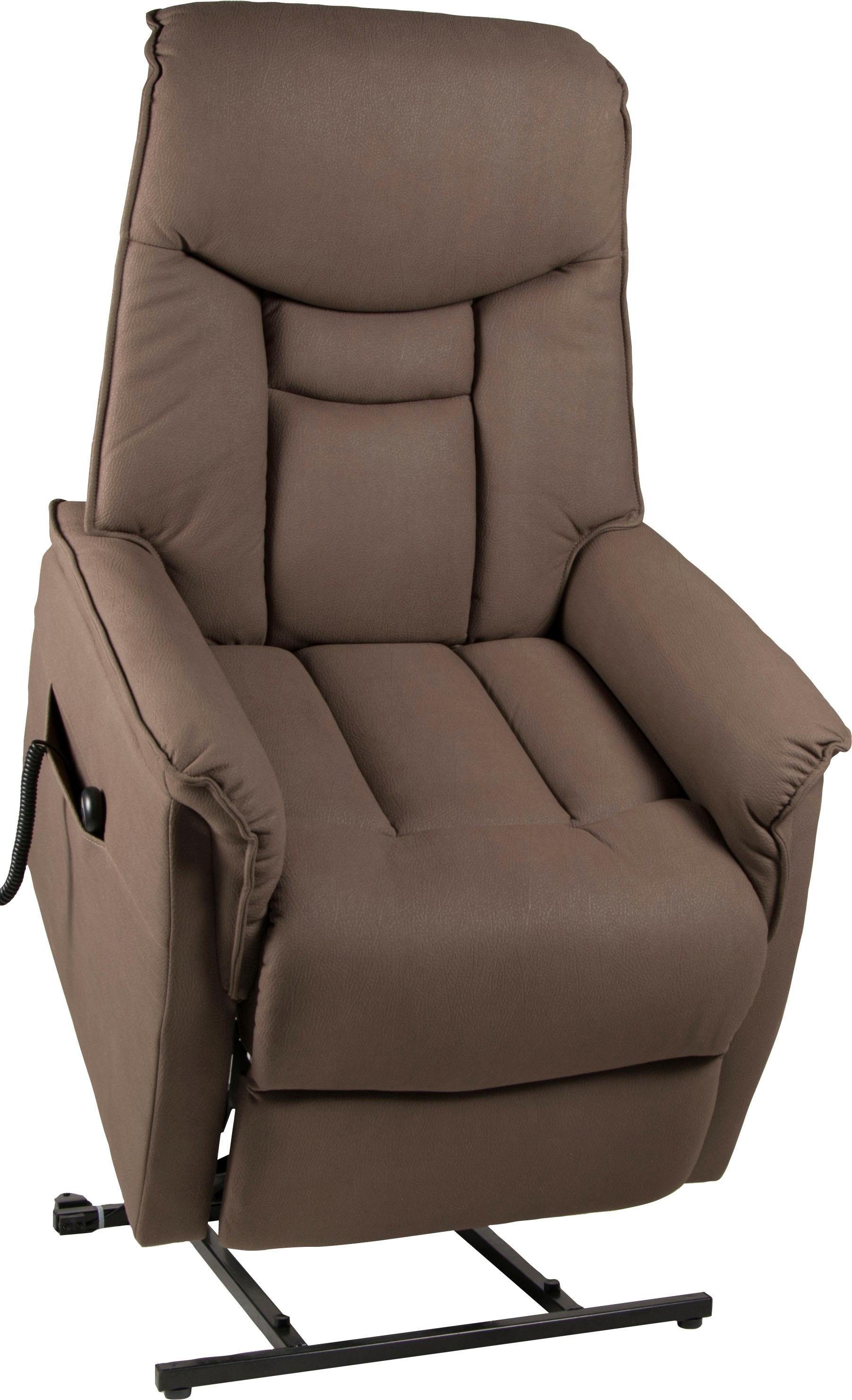 Duo Collection TV-Sessel London XXL, Fernsehsessel mit Aufstehhilfe bis zu 150 KG belastbar