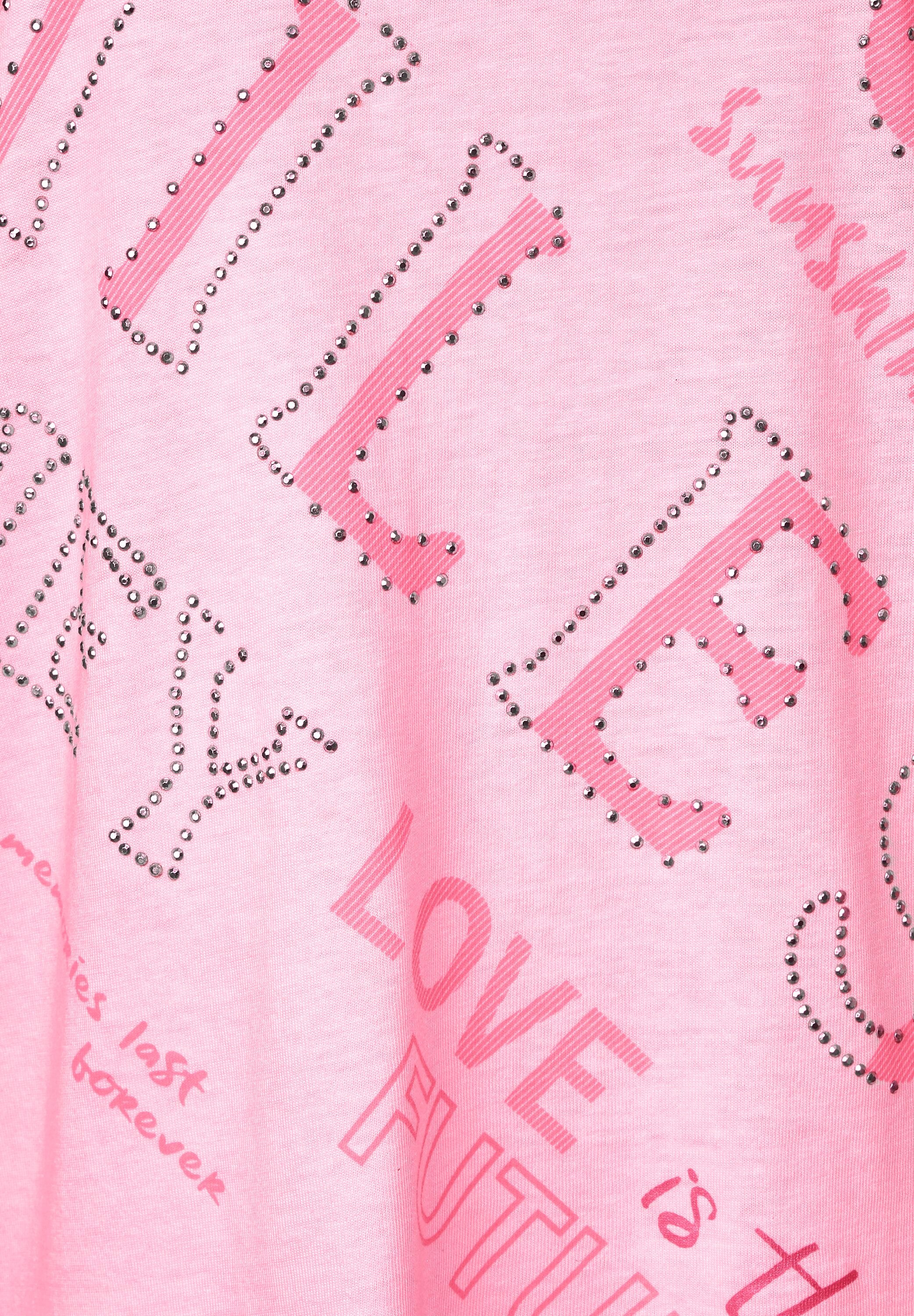 Cecil Print-Shirt, aus softem Materialmix