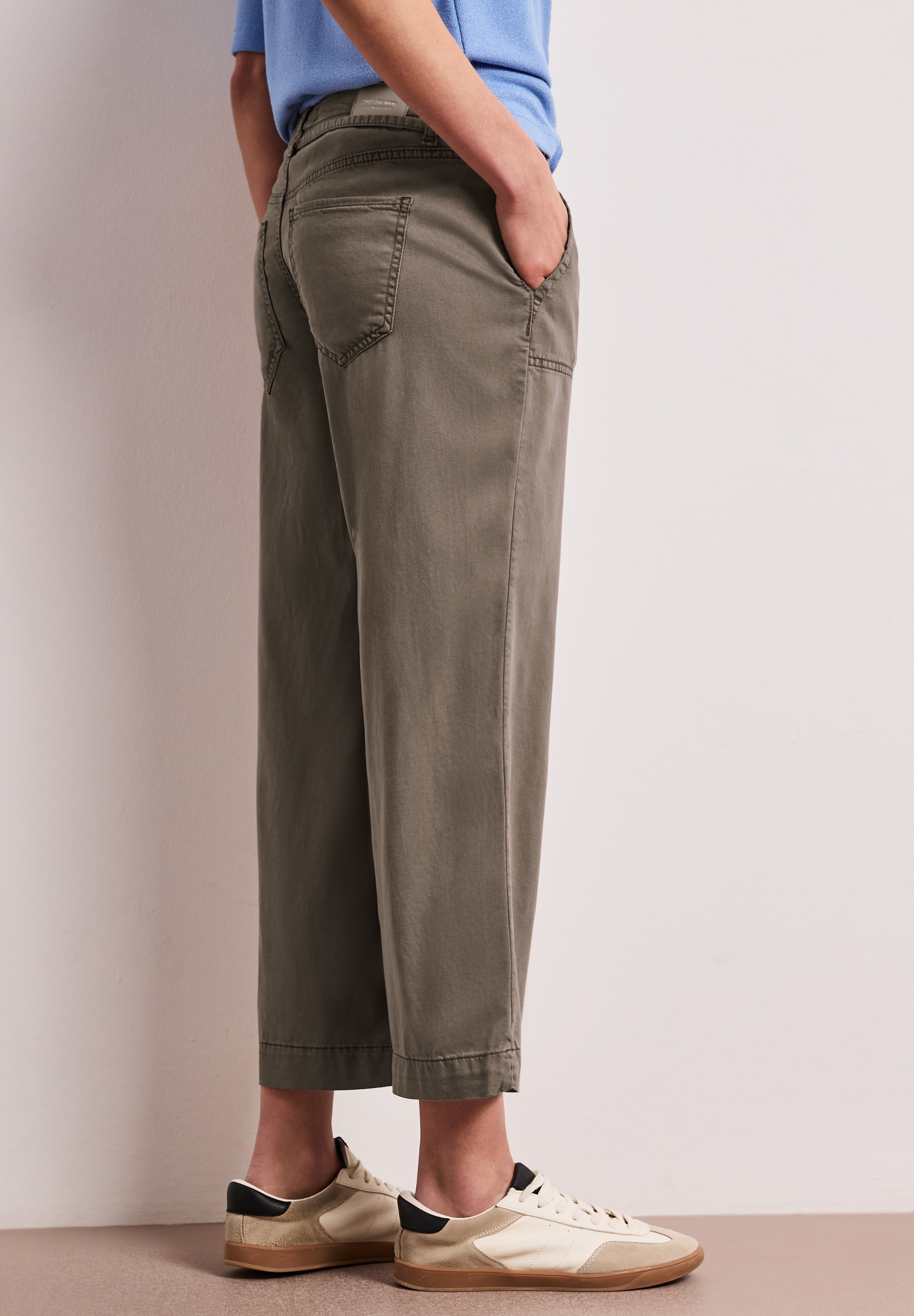STREET ONE Weite Jeans »Style Emee« Wide Leg Jeans mit Gürteldetail