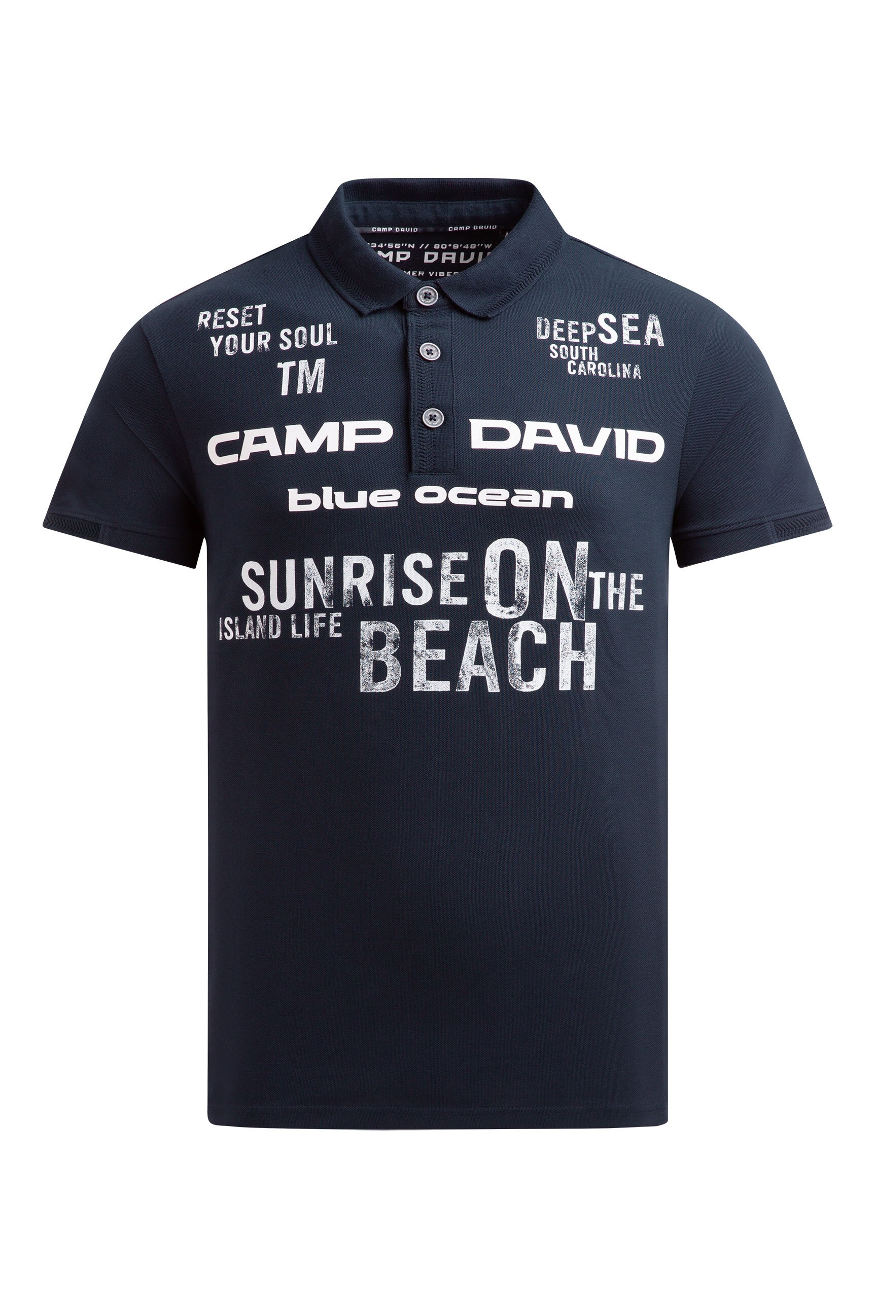 CAMP DAVID Poloshirt aus Baumwolle günstig online kaufen