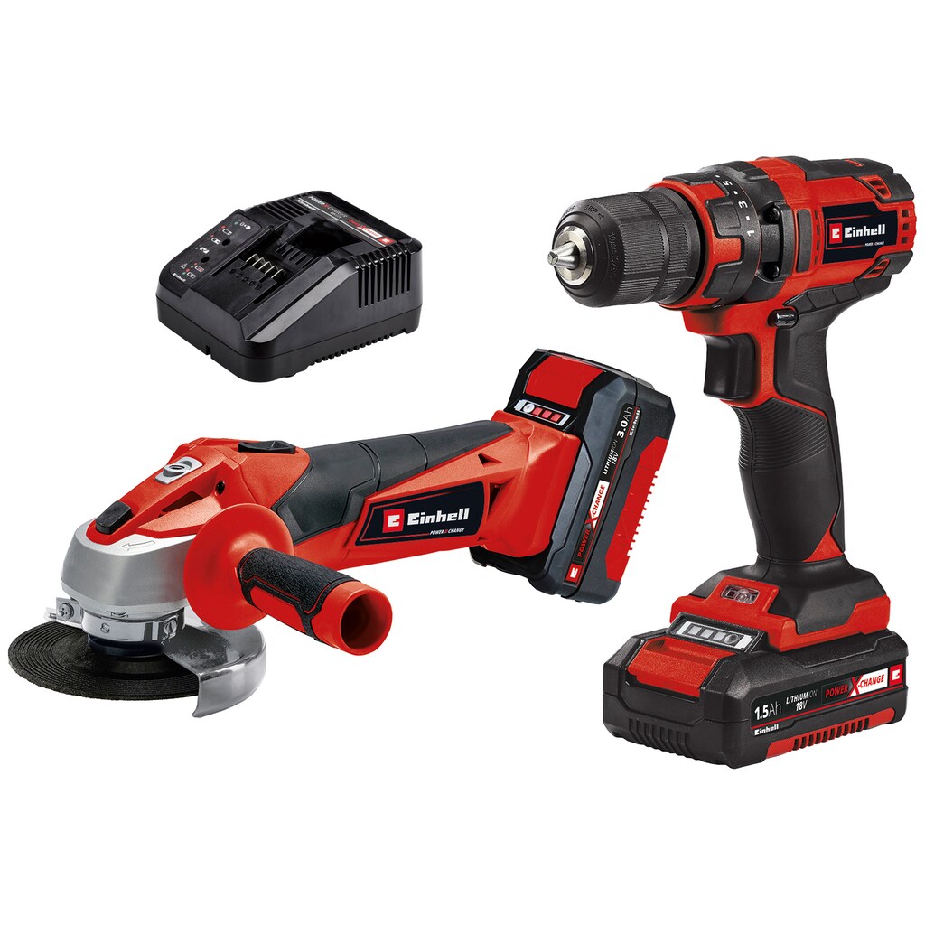 Einhell Elektrowerkzeug-Set »TC-TK 18 Li Kit«, (4 tlg.)