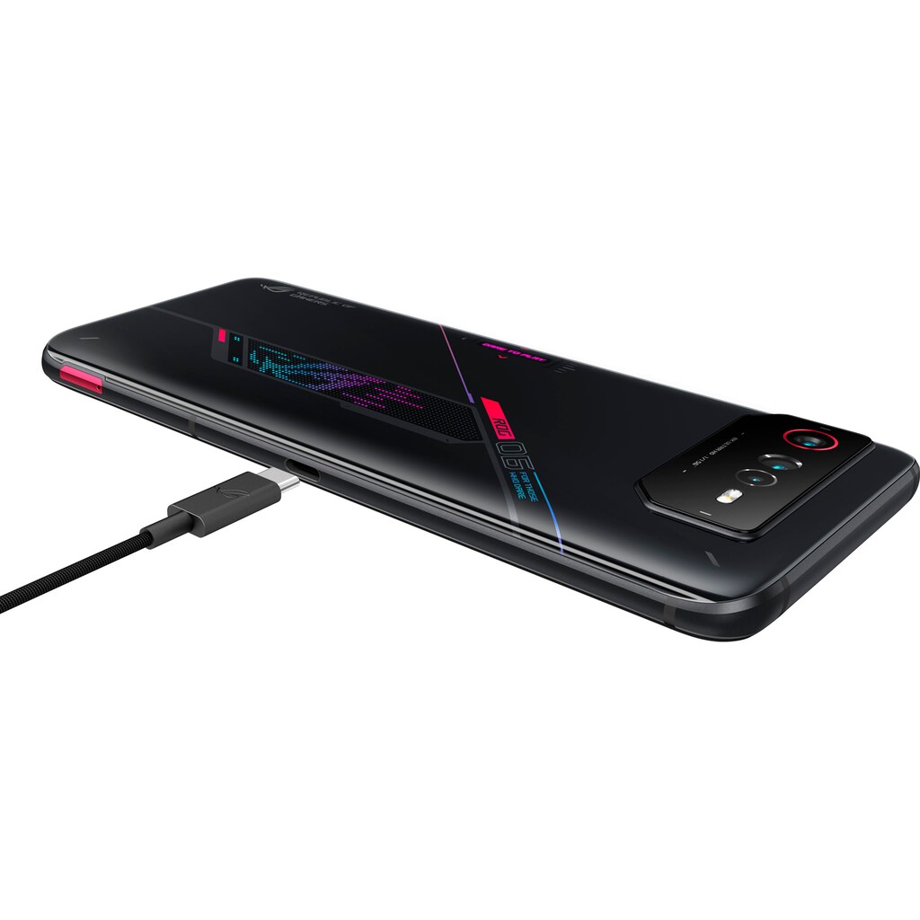 Asus Smartphone »ROG Phone 6«, Phantom Black, 17,22 cm/6,78 Zoll, 512 GB Speicherplatz, 50 MP Kamera