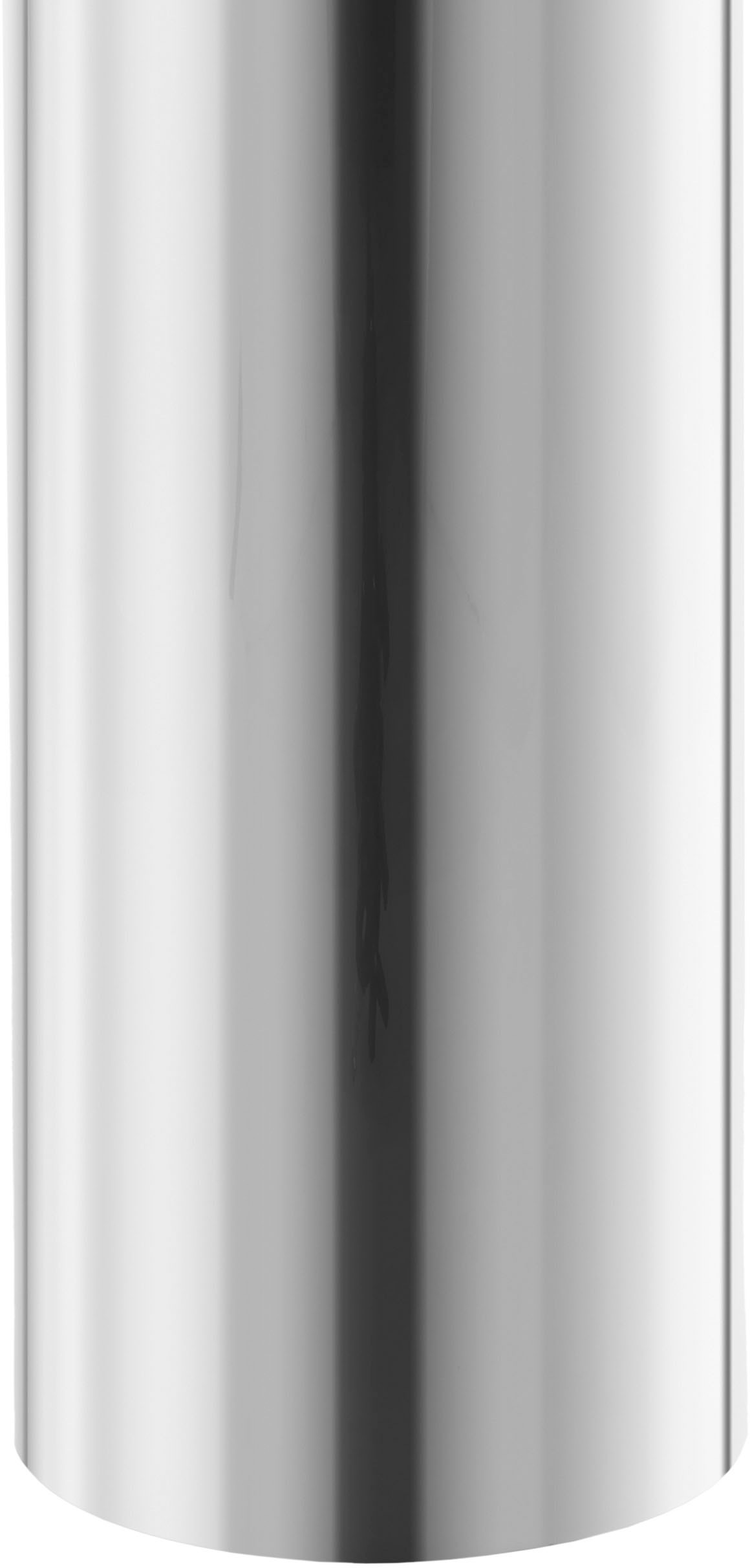 Kayoom Beistelltisch »Ontario 125, Runde Glasplatte aus Sicherheitsglas, 100% Edelstahl«, (1 St.), Minimalistisches Design, Säulengestell, pflegeleicht