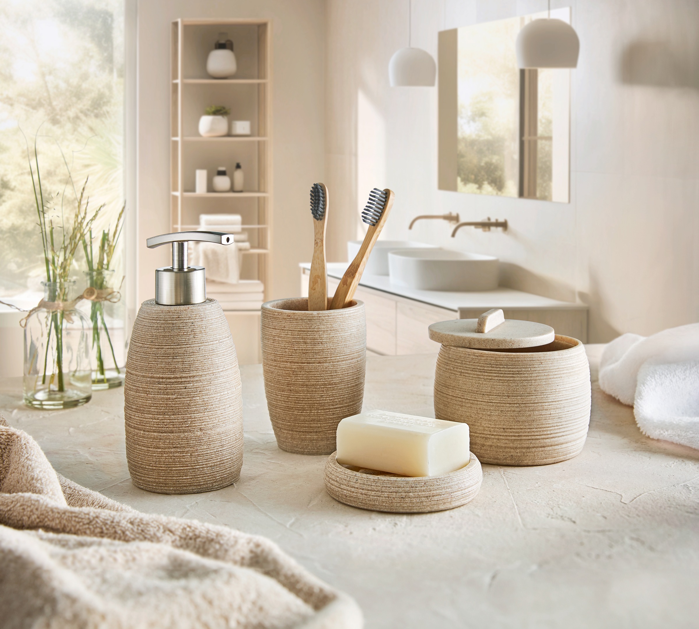 Thumbnail - Kleine Wolke Seifenschale "" Sand""