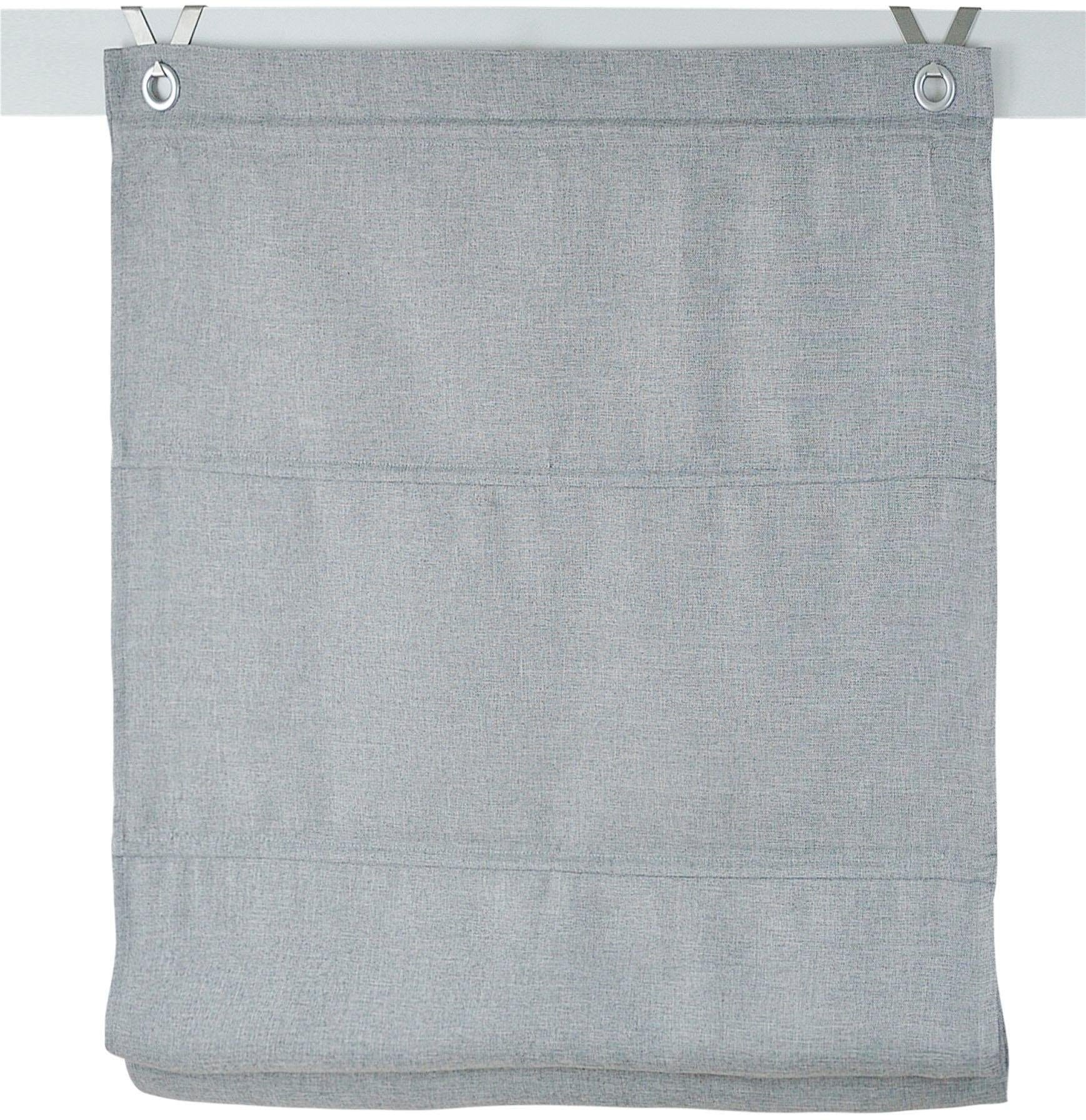 Kutti Raffrollo "Dimout" mit Hakenaufhängung ohne Bohren freihängend verdun günstig online kaufen