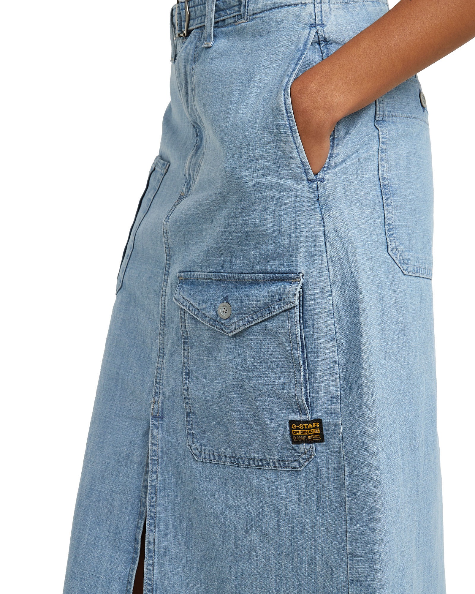 G-STAR Maxikleid »Belted Cargo Long Rock«