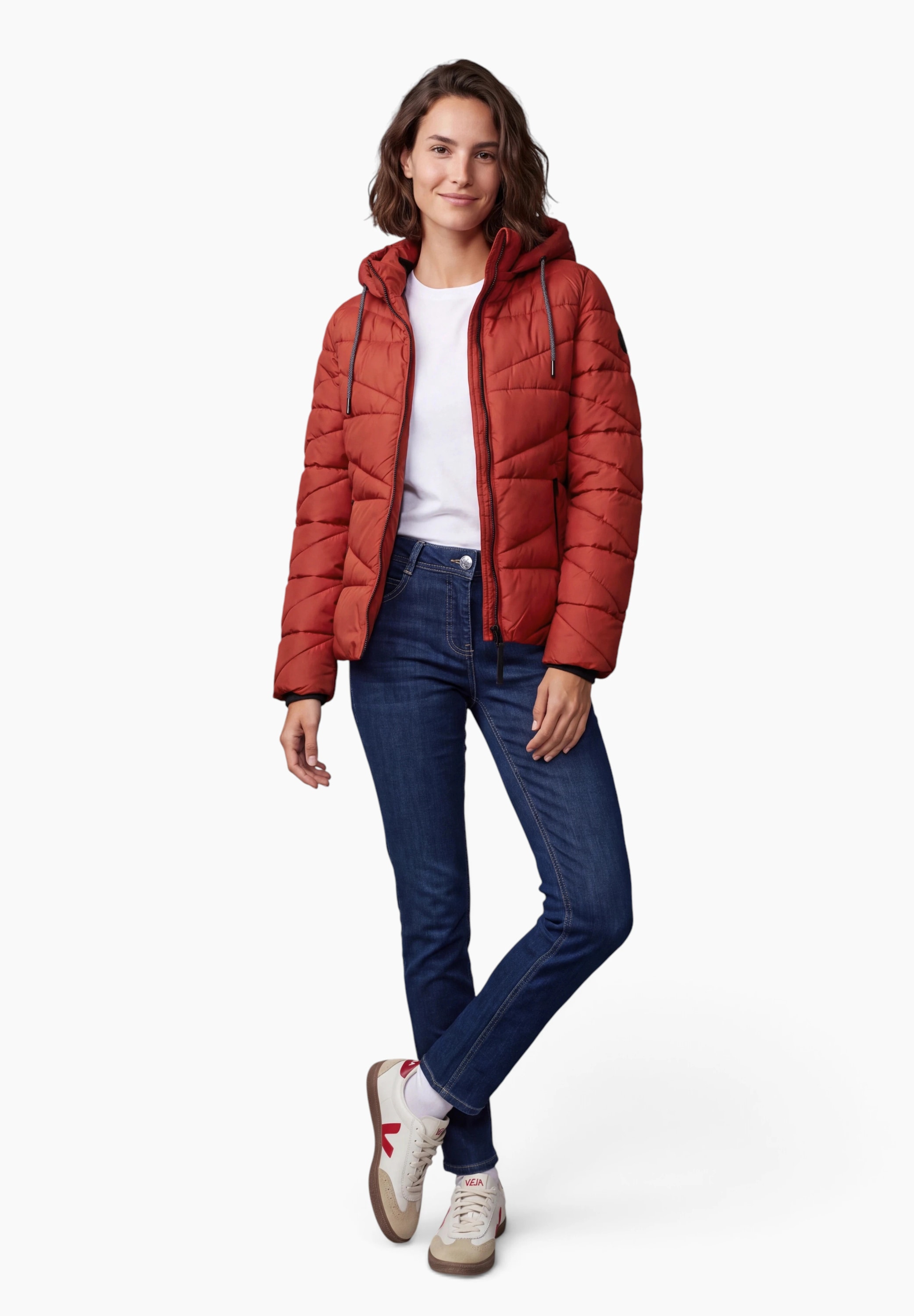 Cecil Steppjacke mit Kapuze mit Kapuze