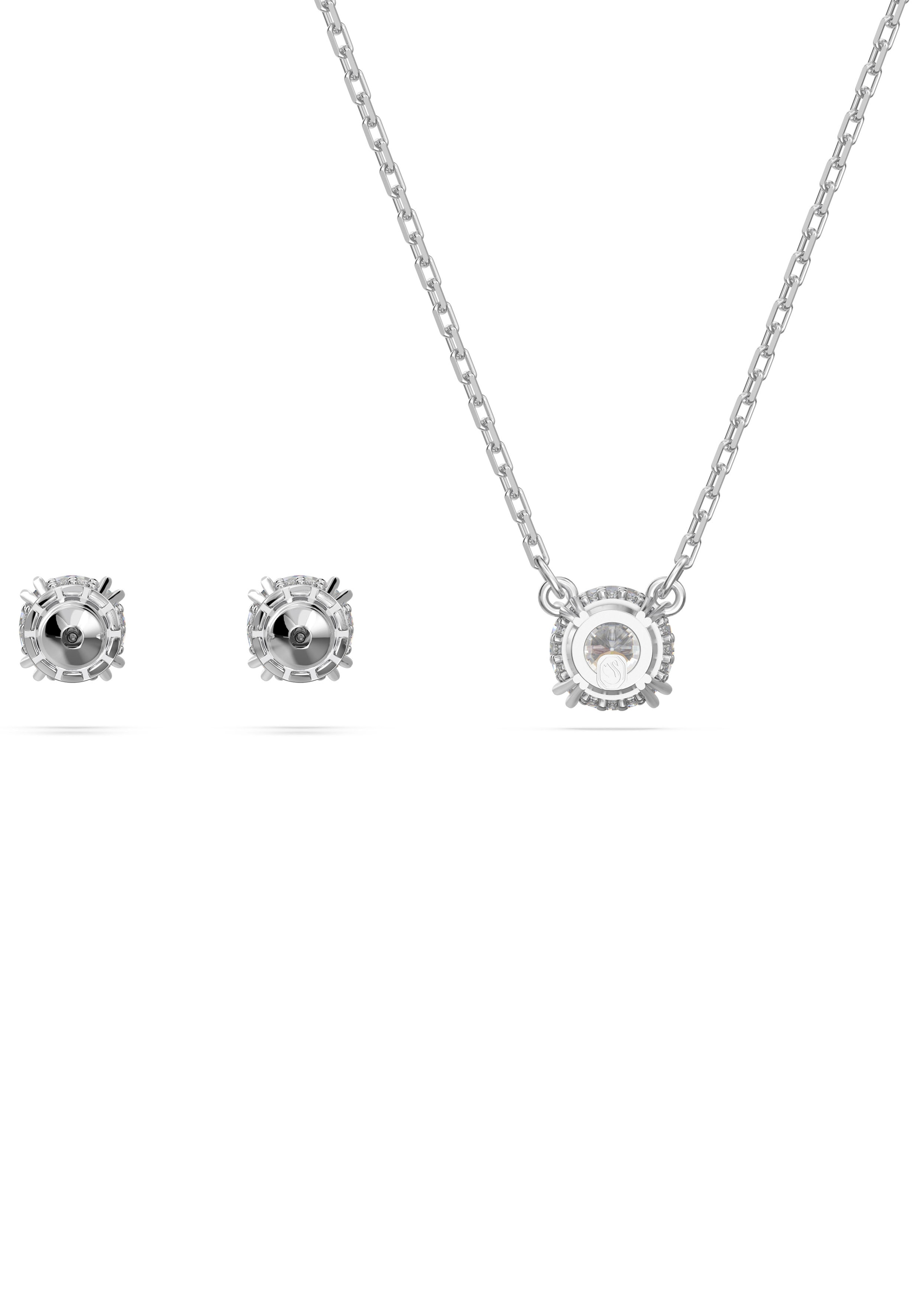 Swarovski Schmuckset »Stilla Round Set, 5647663«, (Set, 3 tlg.), mit Swarovski® Kristallen