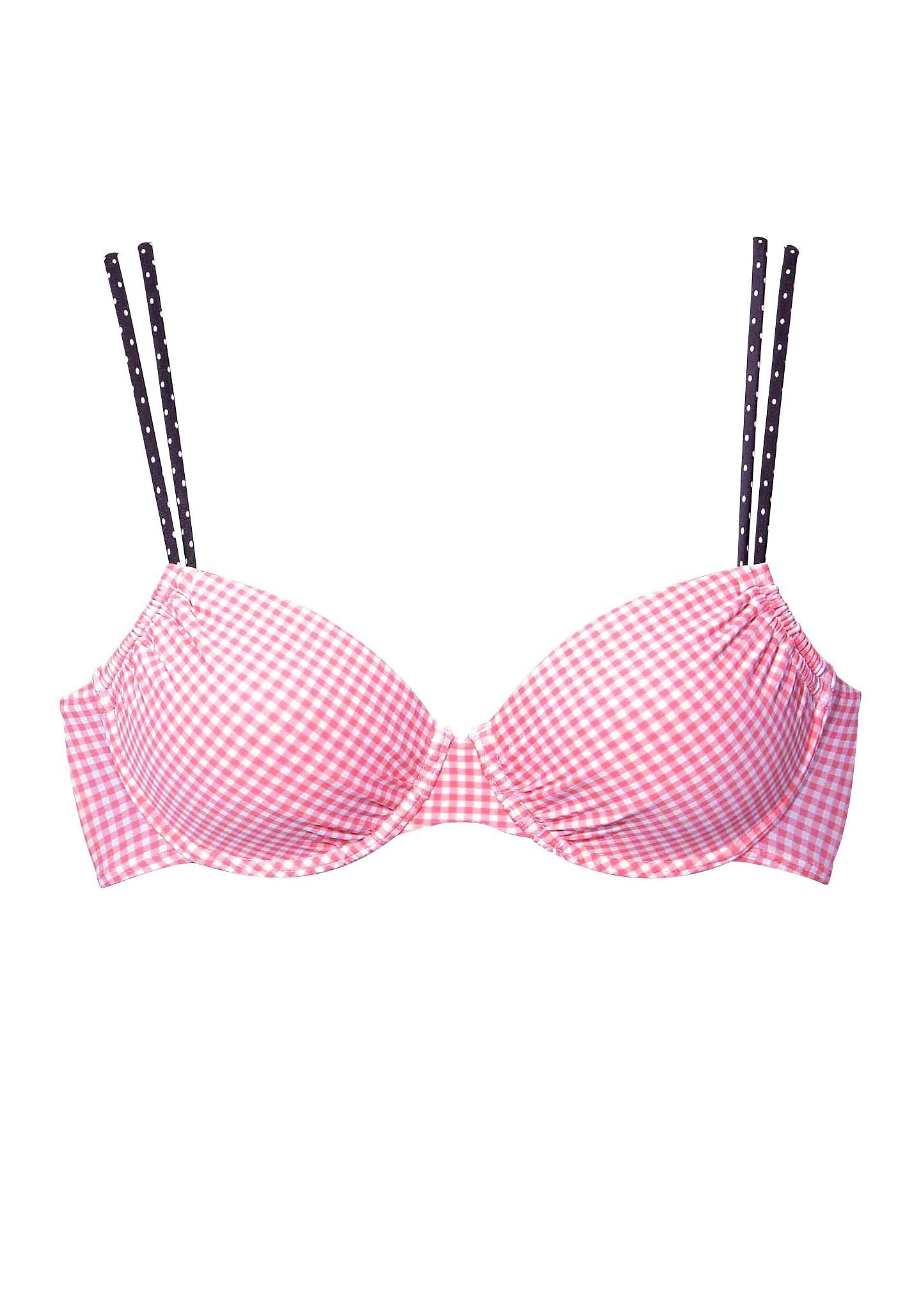 Buffalo Bügel-Bikini-Top »Florida«, verstellbare Doppelträger, seitlich zu raffen, Mix-Kini