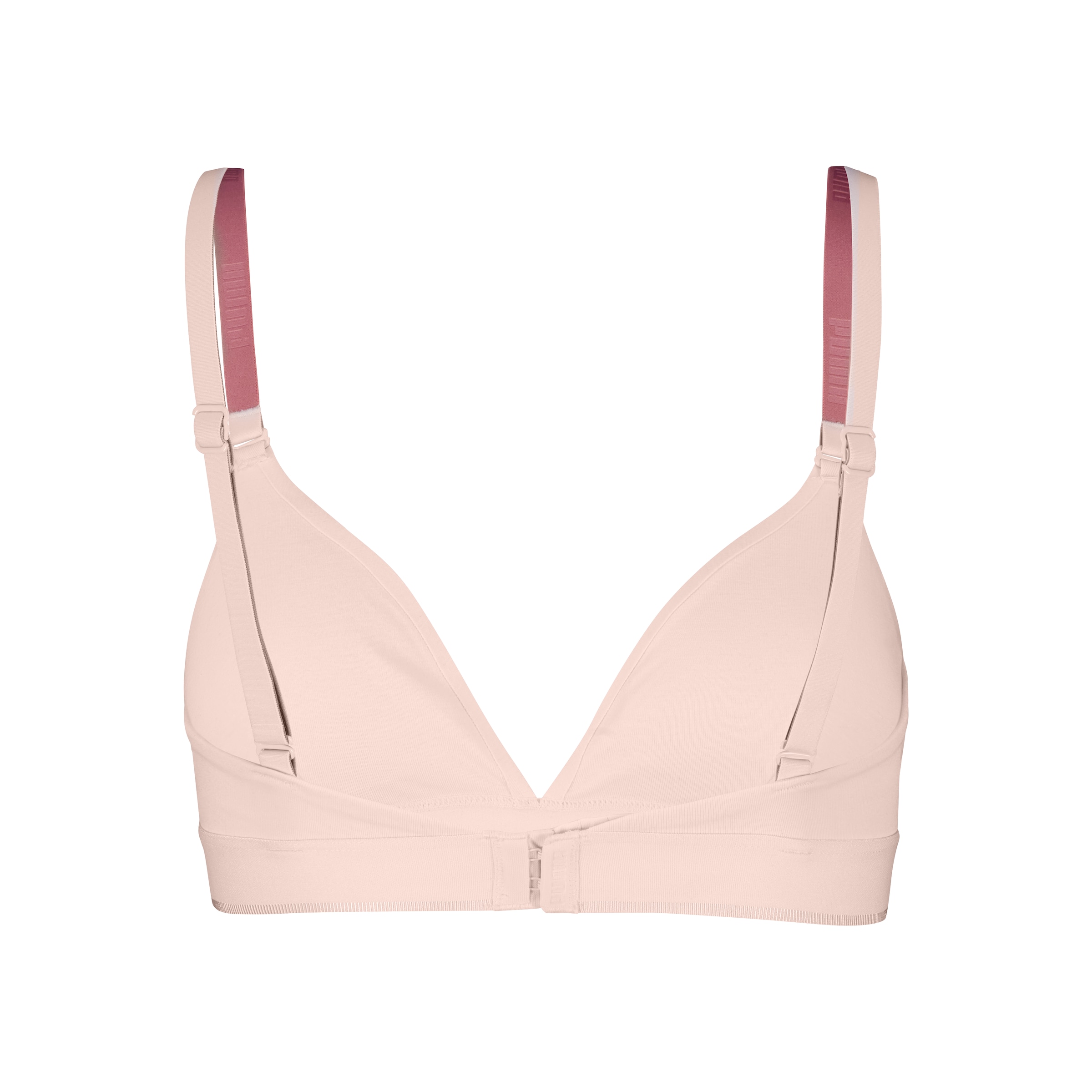 PUMA Bügelloser BH »PUMA WOMEN COTTON TRIANGLE BRALETTE« herausnehmbare gepolsterte Cups für anpassungsfähigen Look