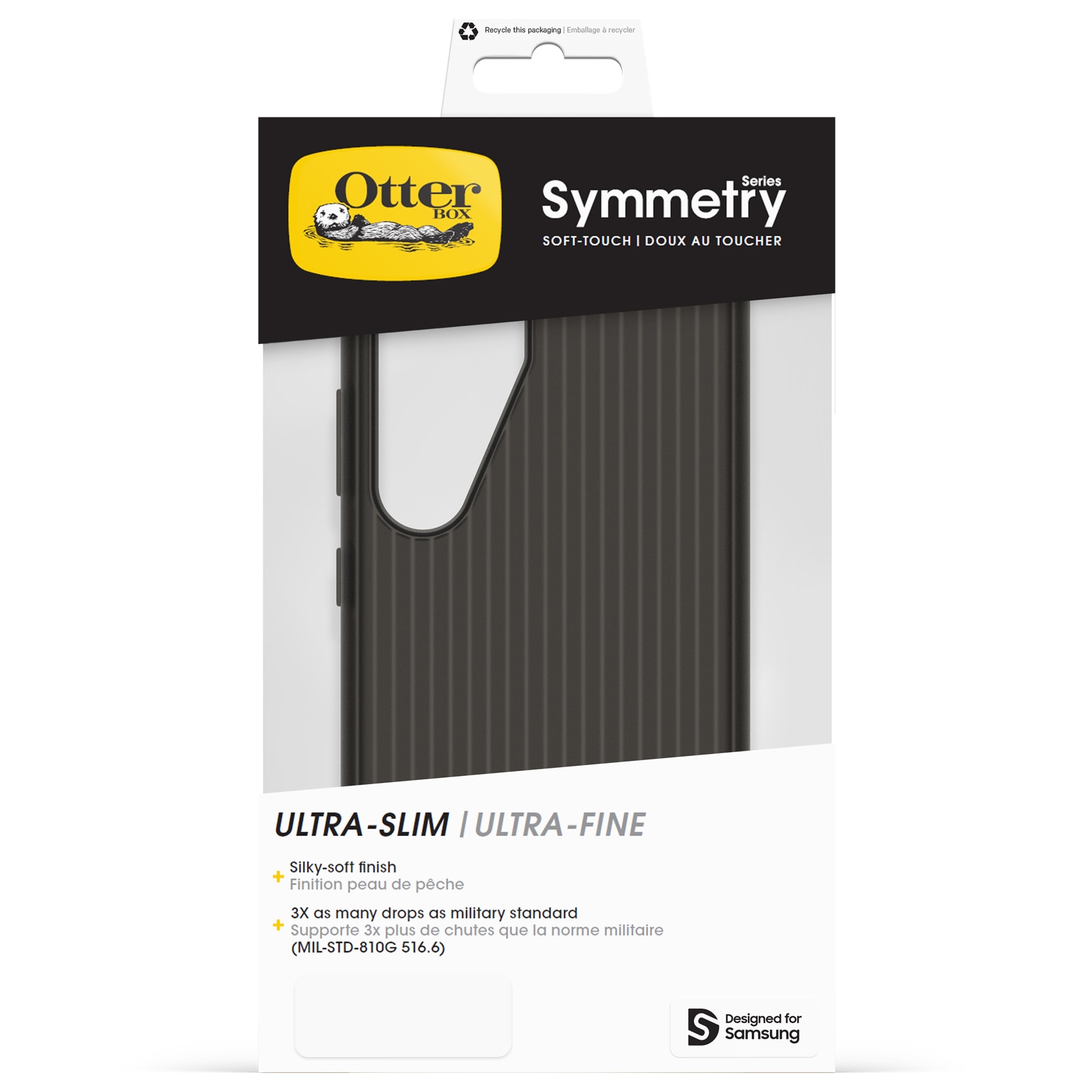 Otterbox Handyhülle »Symmetry Soft-Touch für Samsung Galaxy S25«, Backcover, Schutzhülle, Handyschutzhülle, Case, Schutzcase, stoßfest