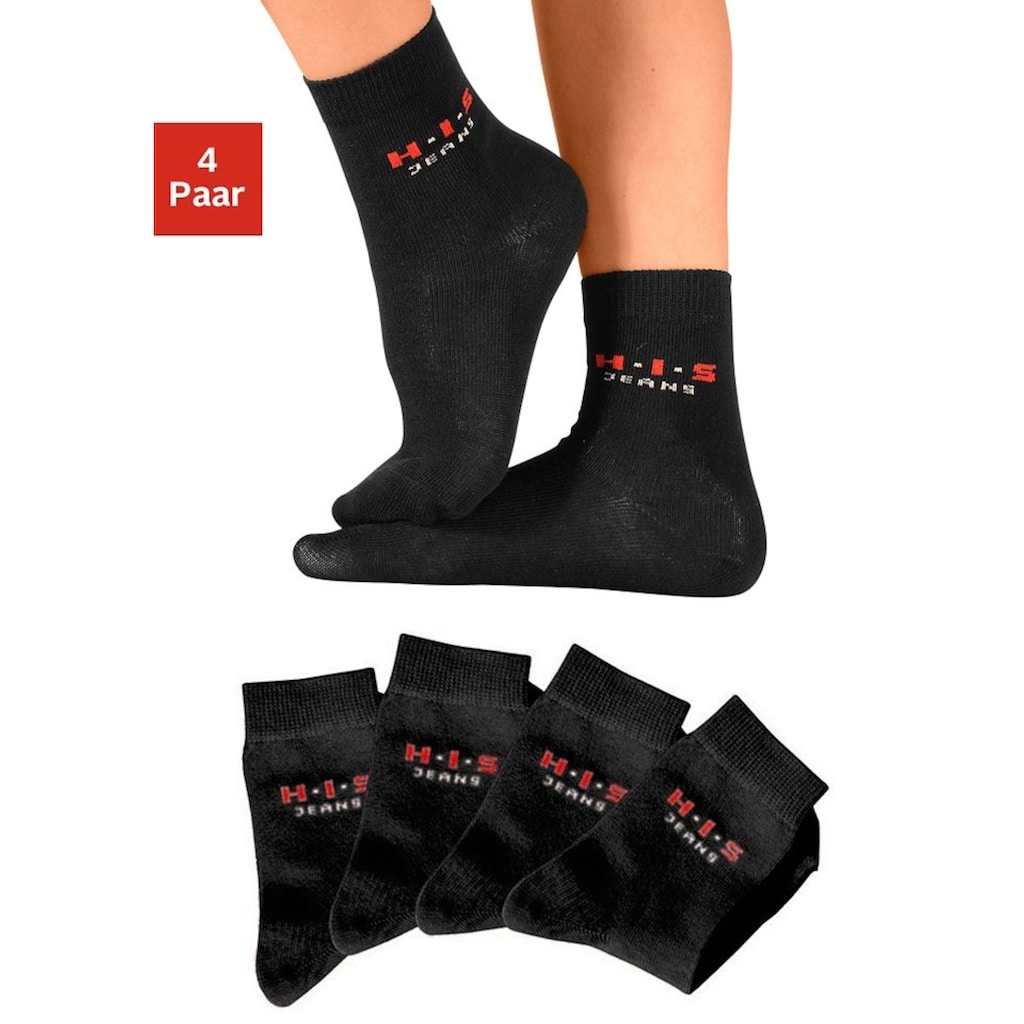 H.I.S Basicsocken, (4 Paar)