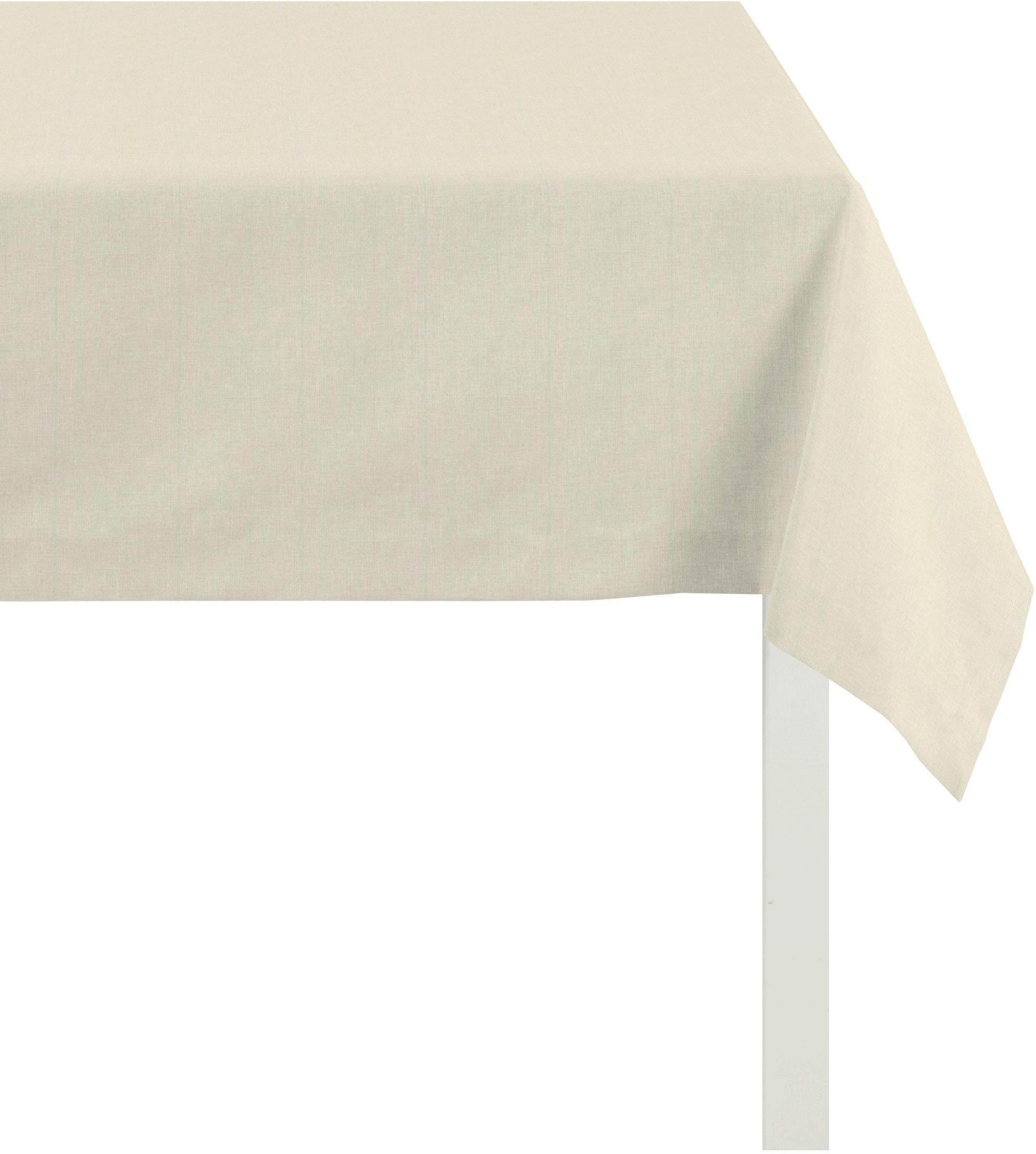 APELT Tischdecke "ALASKA, LOFT STYLE, Rips Uni" günstig online kaufen