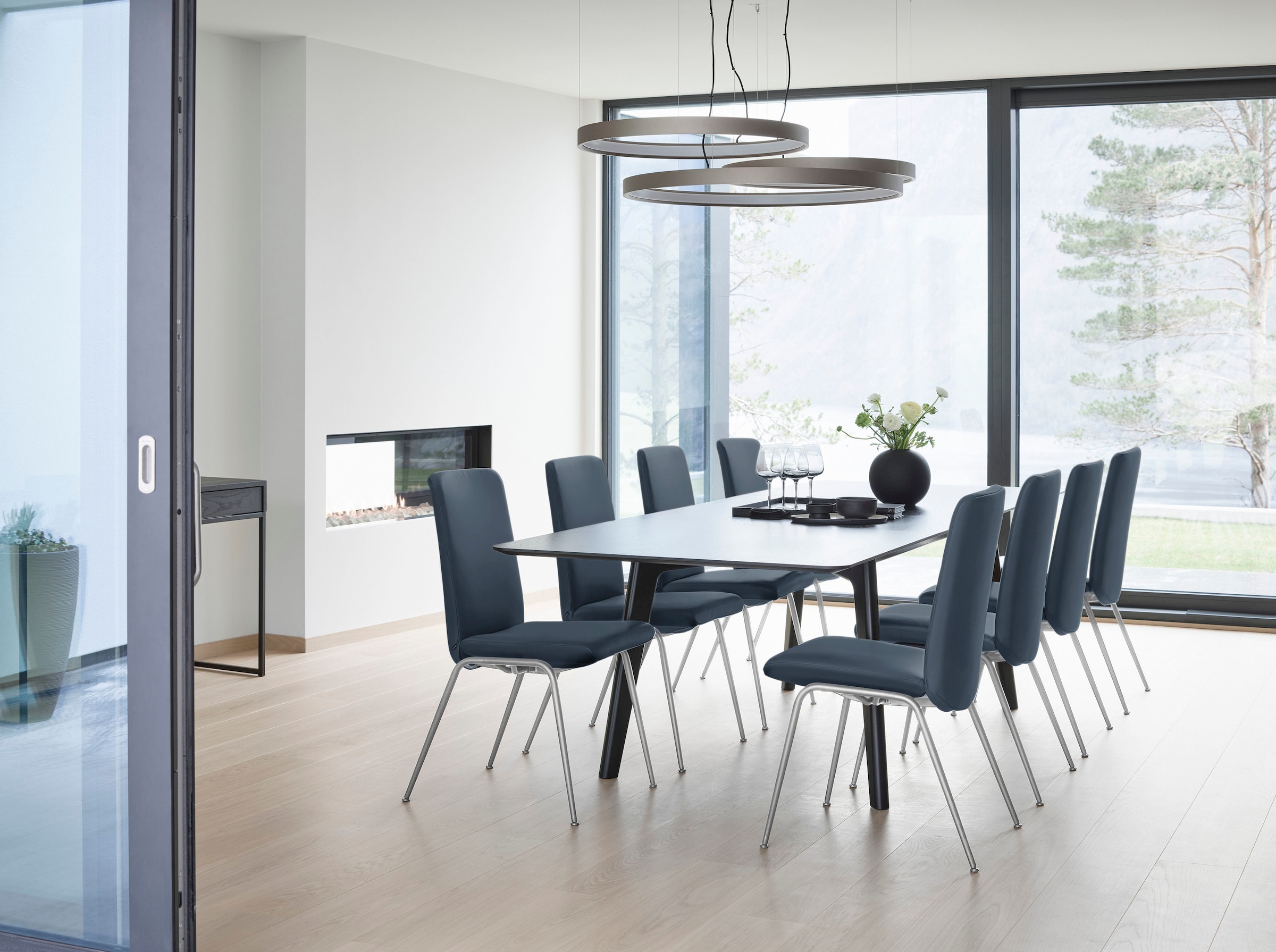 Stressless® Polsterstuhl »Laurel« () Low Back, Größe M, mit Beinen aus Stahl in Schwarz matt