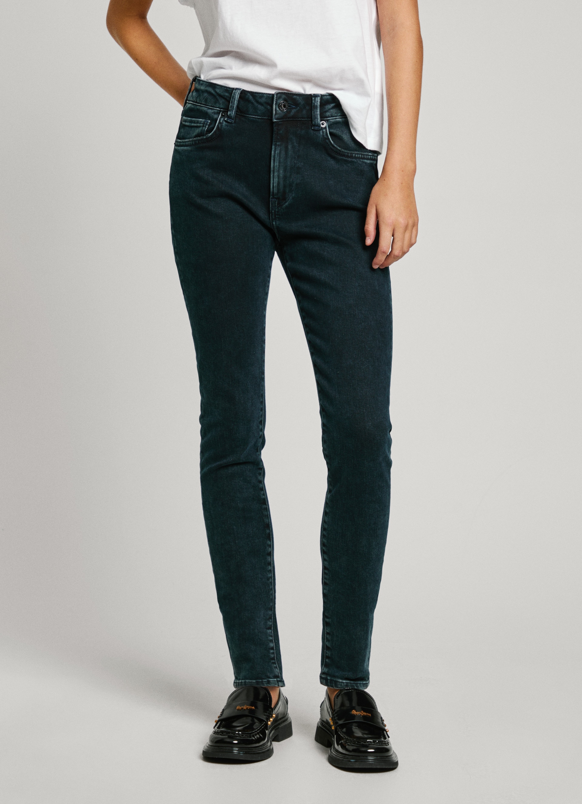 Pepe Jeans Skinny-fit-Jeans "SKINNY JEANS MW", in verschiedenen Waschungen günstig online kaufen