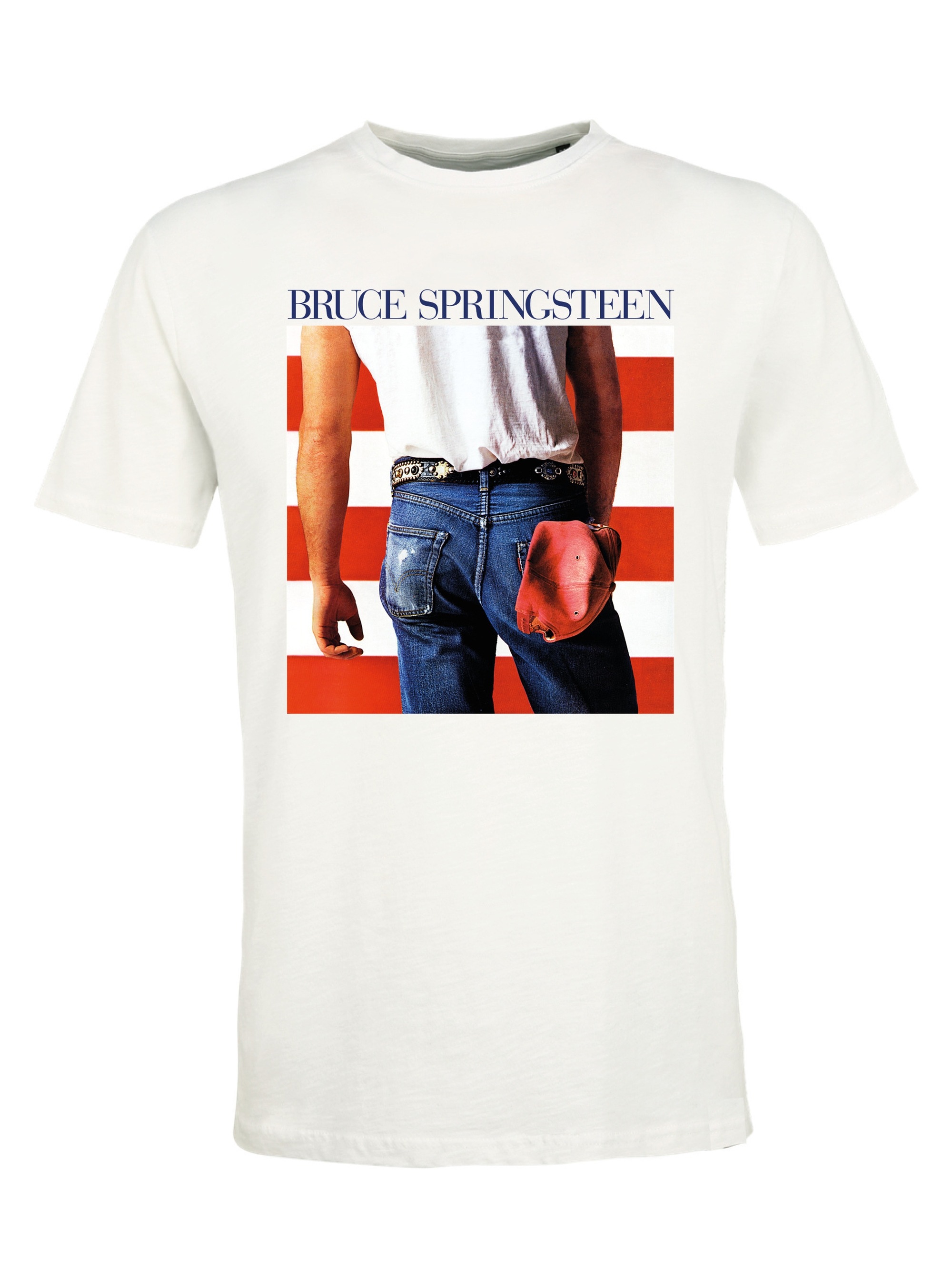 Thumbnail - Recovered T-Shirt "Bruce Springsteen Pixel Relaxed", im zeitlosen Design