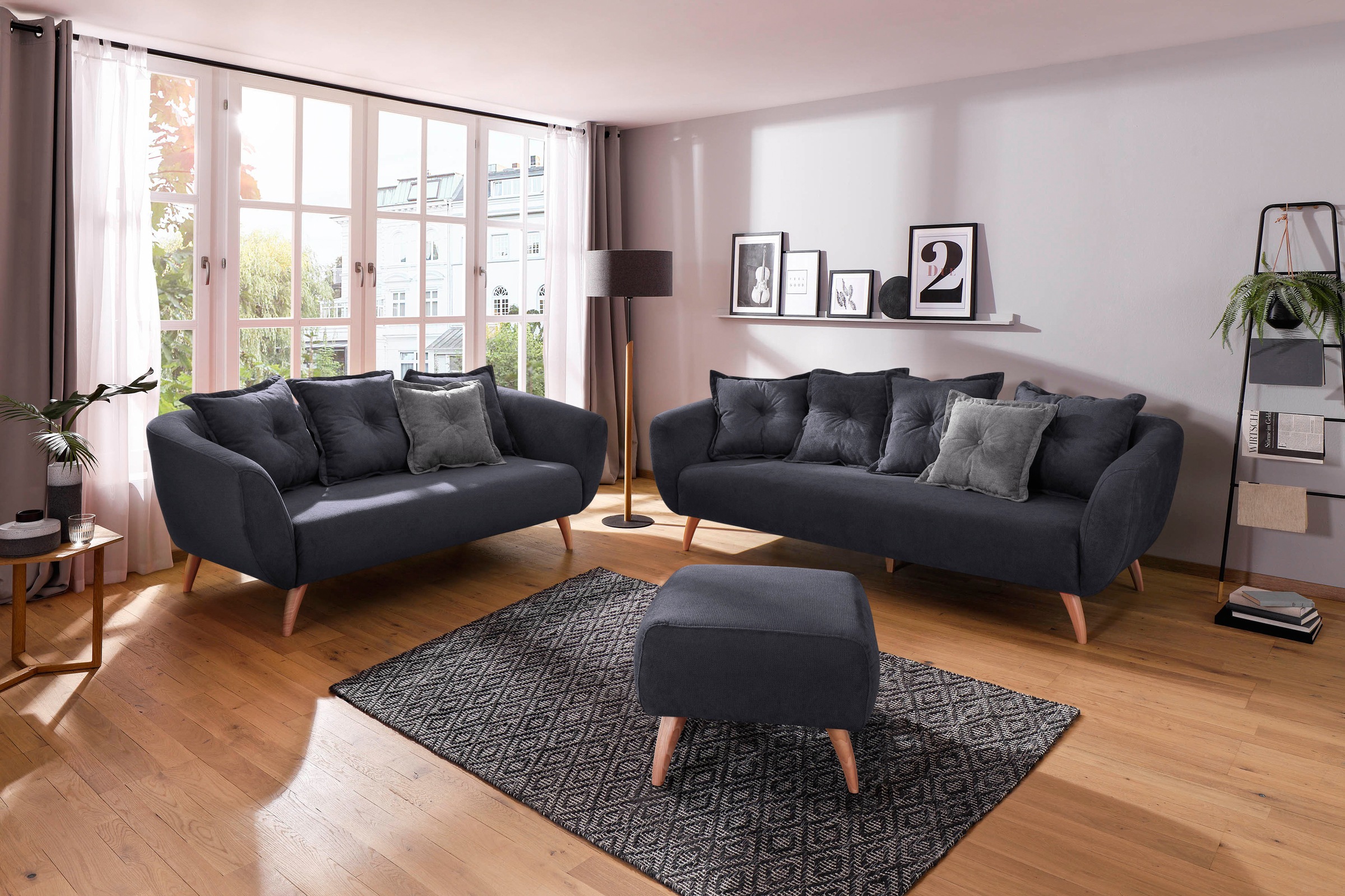 Home affaire 2,5-Sitzer »Baggio«, Zierkissen inklusive