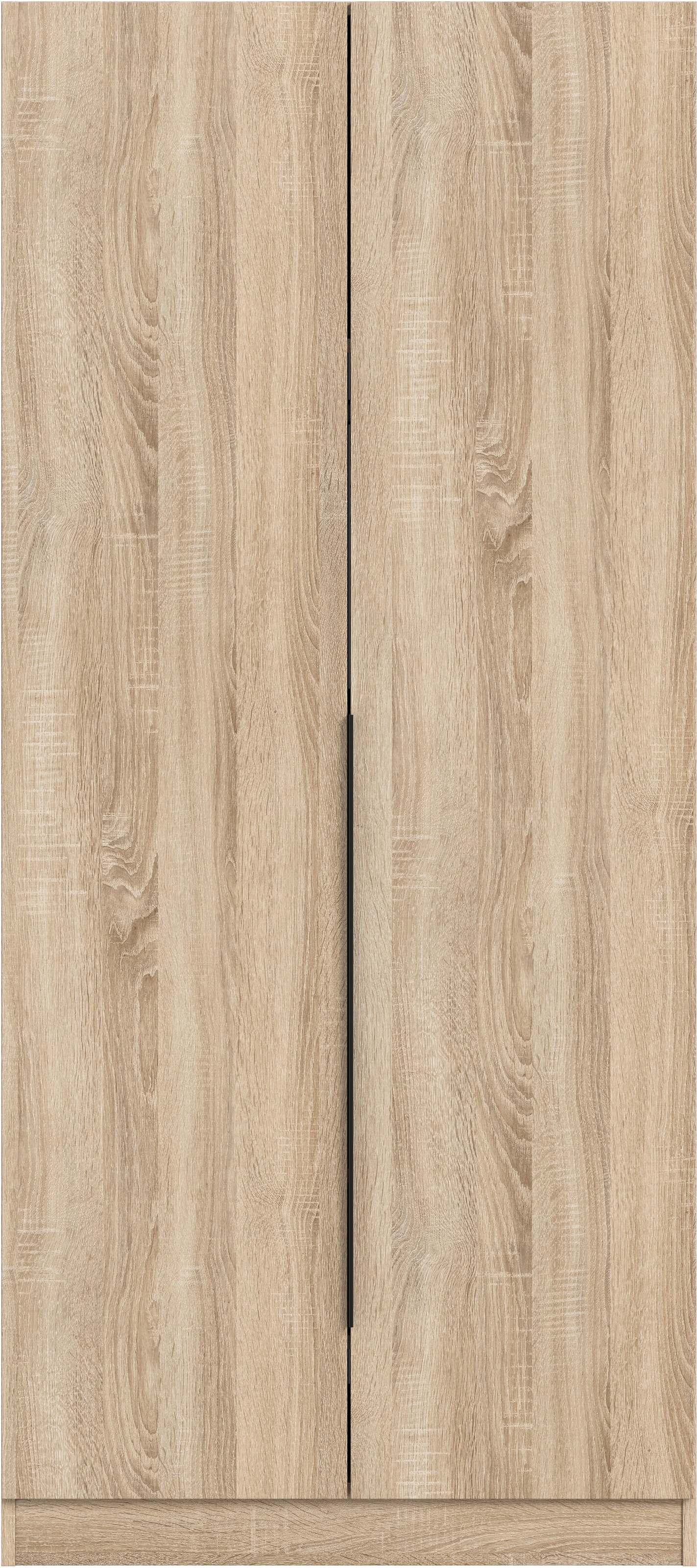 Home affaire Kleiderschrank »Skarde Schlafzimmerschrank, Garderobe, Schrank, Bestseller«, (Otto Bestseller Garderobe Schlafzimmerschrank), Breite: 80 cm, Sonoma Eiche NB, Kleiderstange