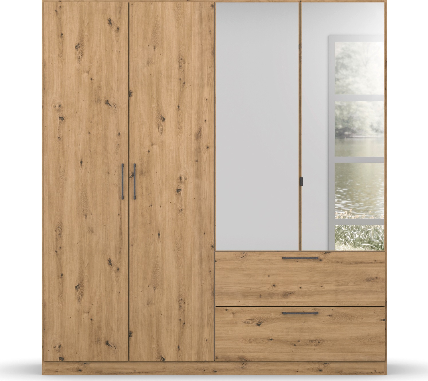 OTTO home Drehtürenschrank "Kleiderschrank Schrank Garderobe Wäscheschrank günstig online kaufen