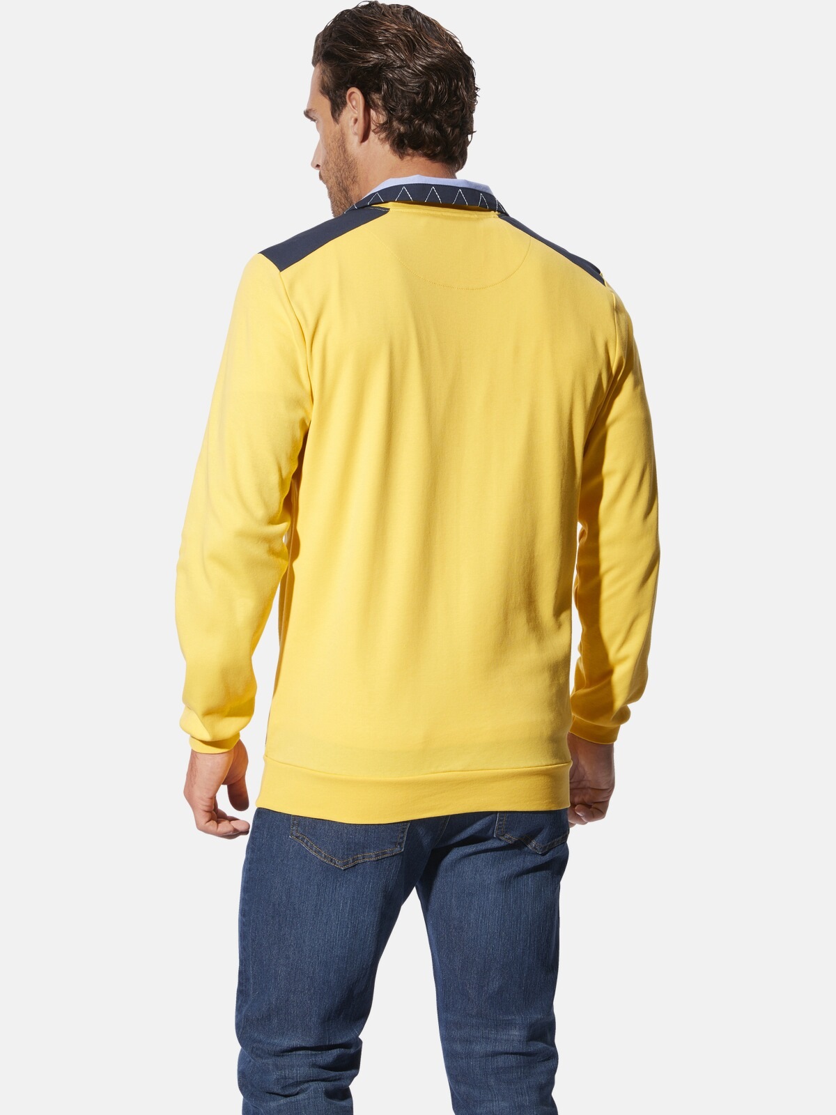 Sweatshirt BABISTA "Sweatshirt ORDUN", Herren, Gr. XL, gelb, Obermaterial: 100% Baumwolle CO., normal, ohne Ausschnitt, Sweatshirts Sweatshirt 3