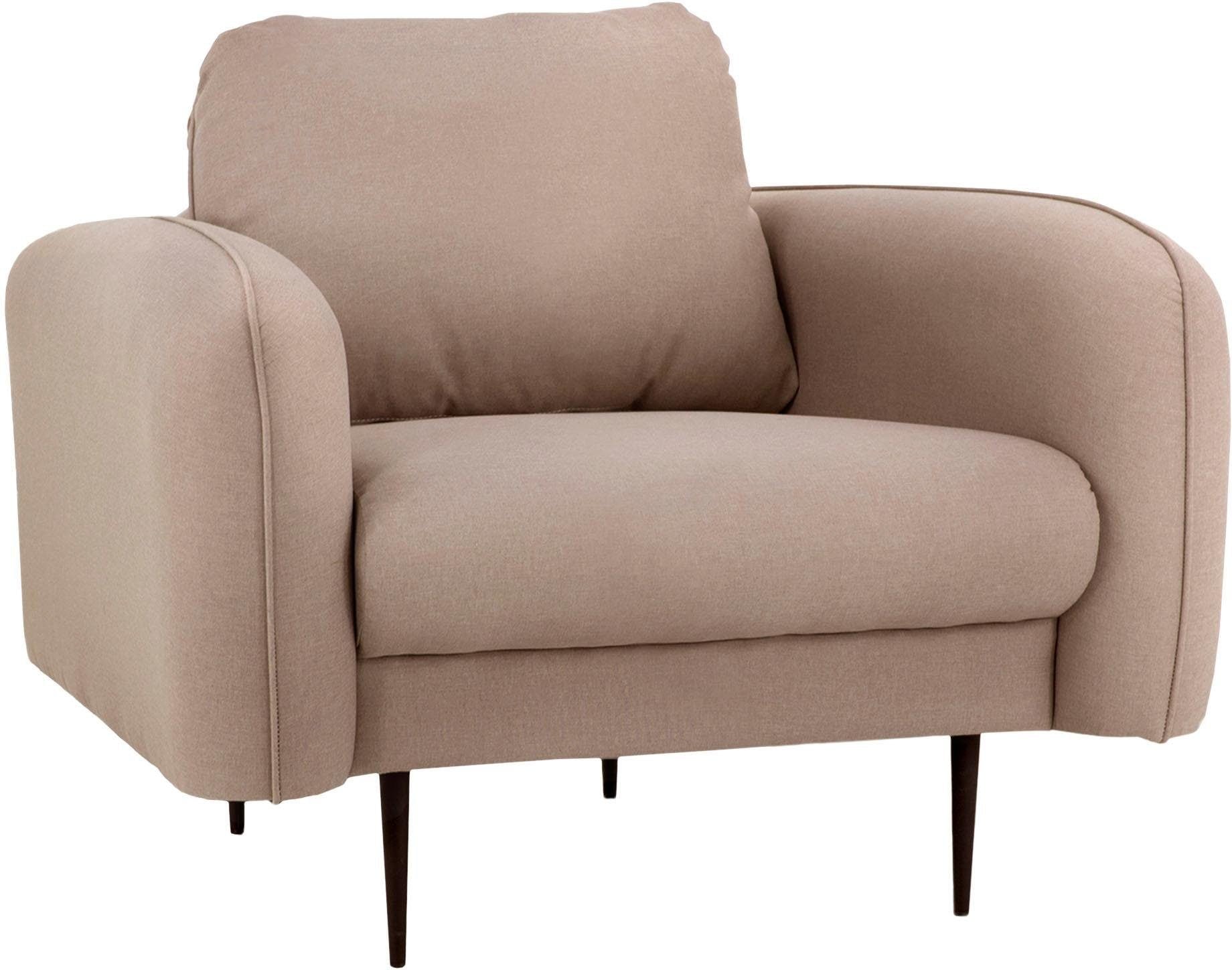 Home affaire Sessel »Skidi« mit losem Rückenkissen und Keder oben auf der Armlehne