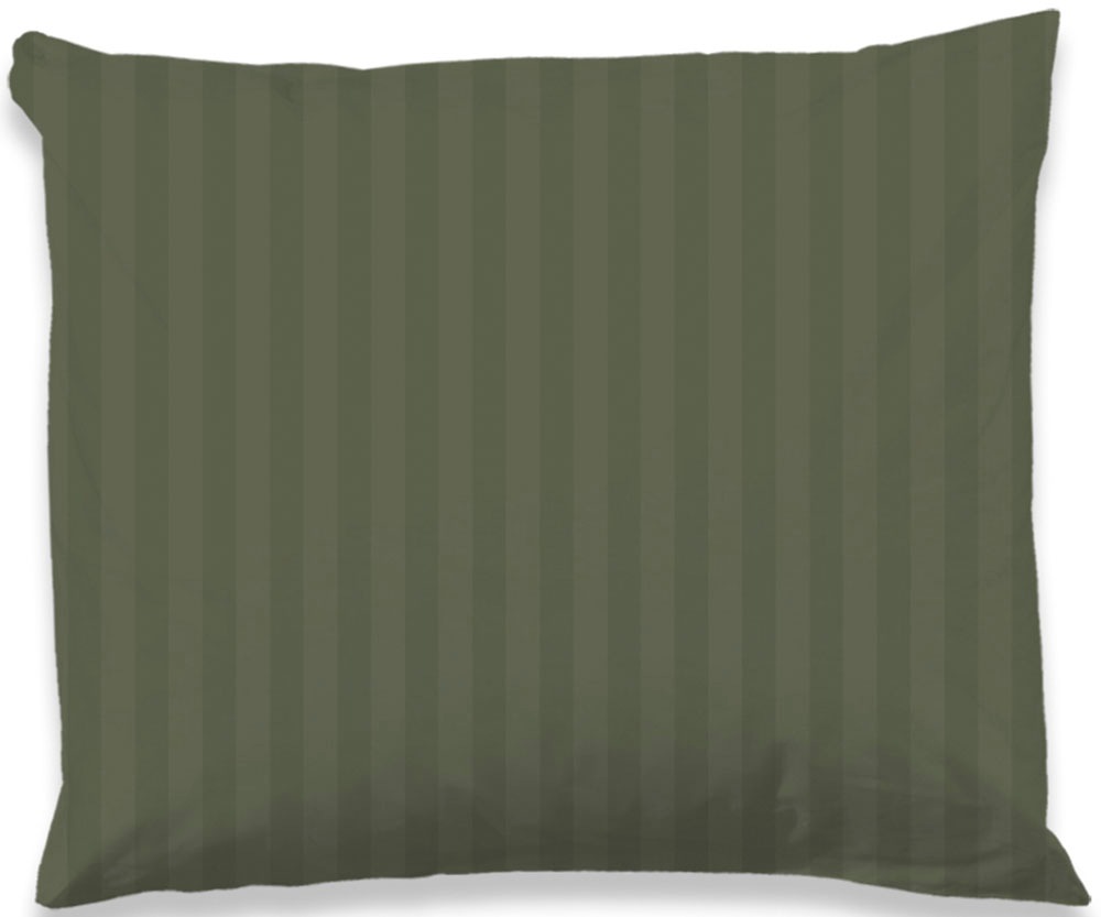 Descanso Kissenbezüge »Hotel Sevilla« Baumwolle, Mako-Satin, 1 Stück, Luxe, Streifen, uni