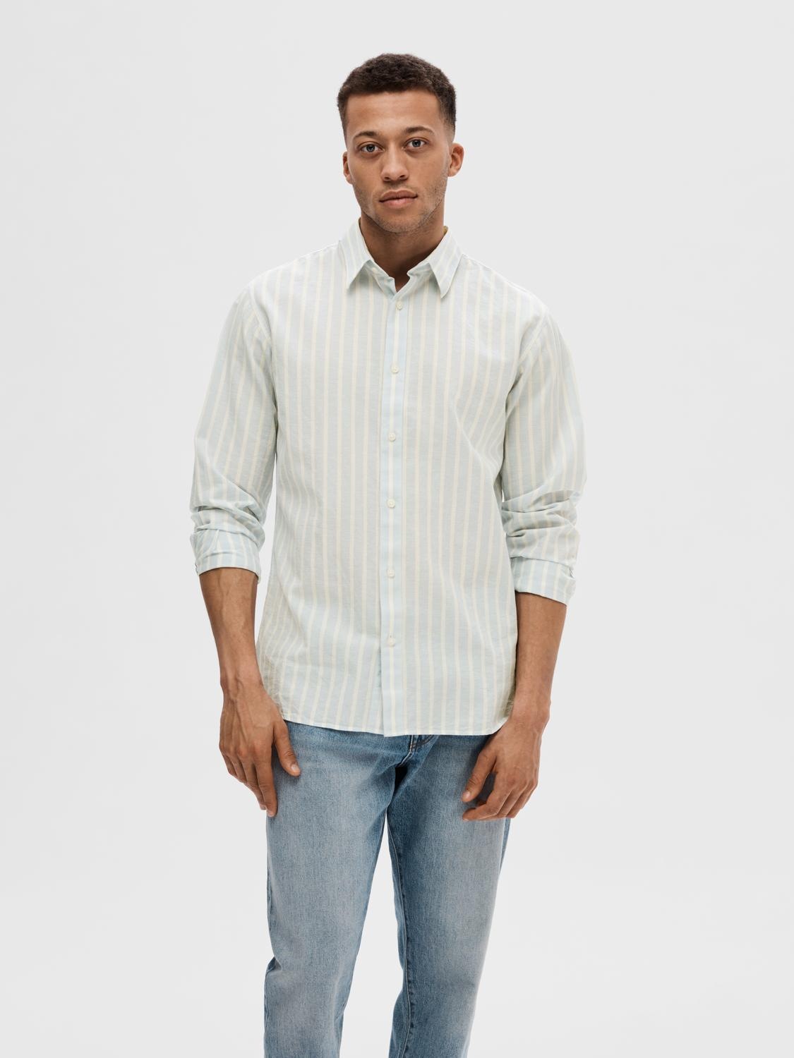 SELECTED HOMME Leinenhemd "NEW-LINEN SHIRT", unifarben