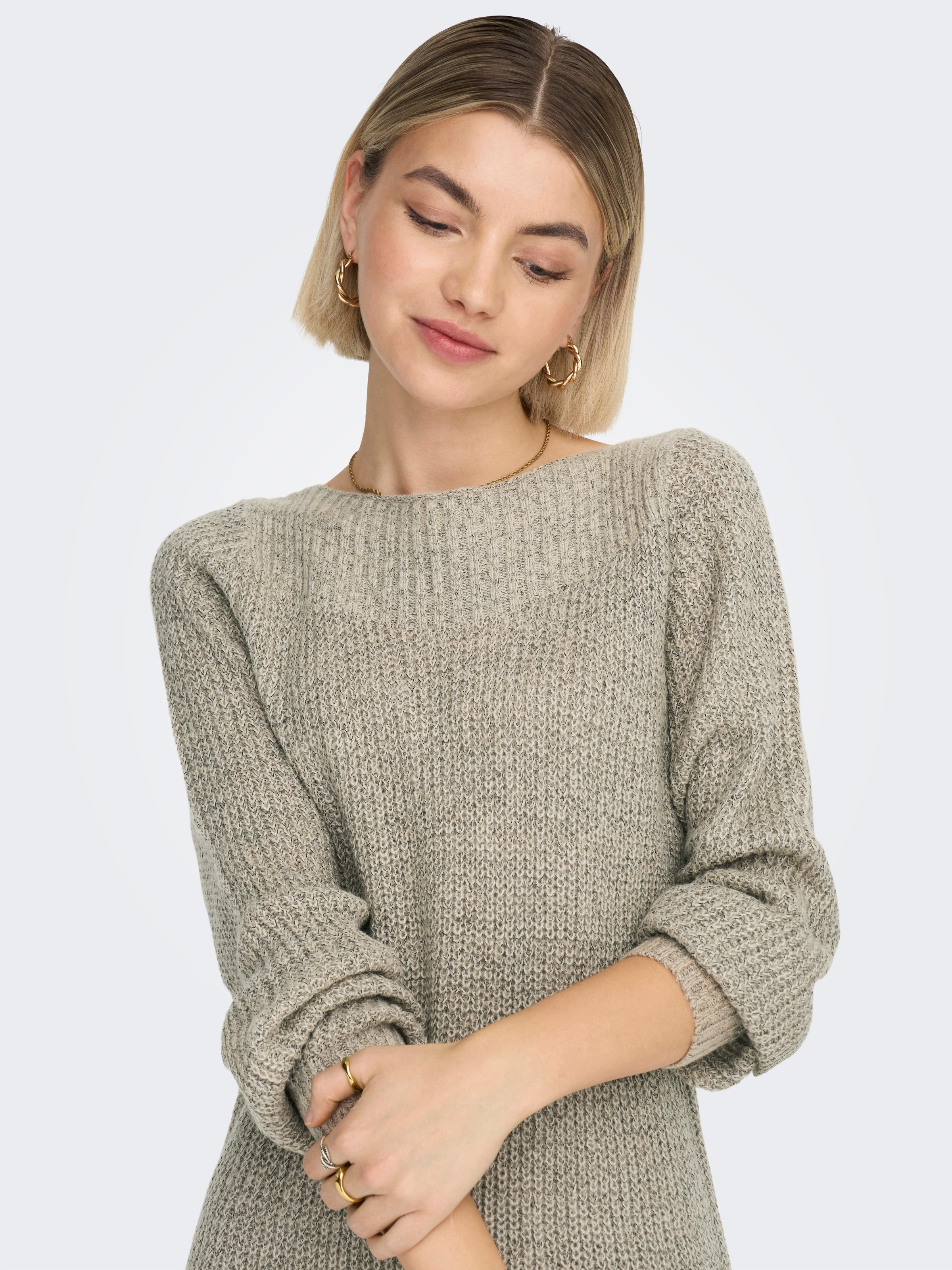 JDY Minikleid "JDYWHITNEY MEGAN L/S BOAT DRESS KNT NOOS", Sommerkleid günstig online kaufen