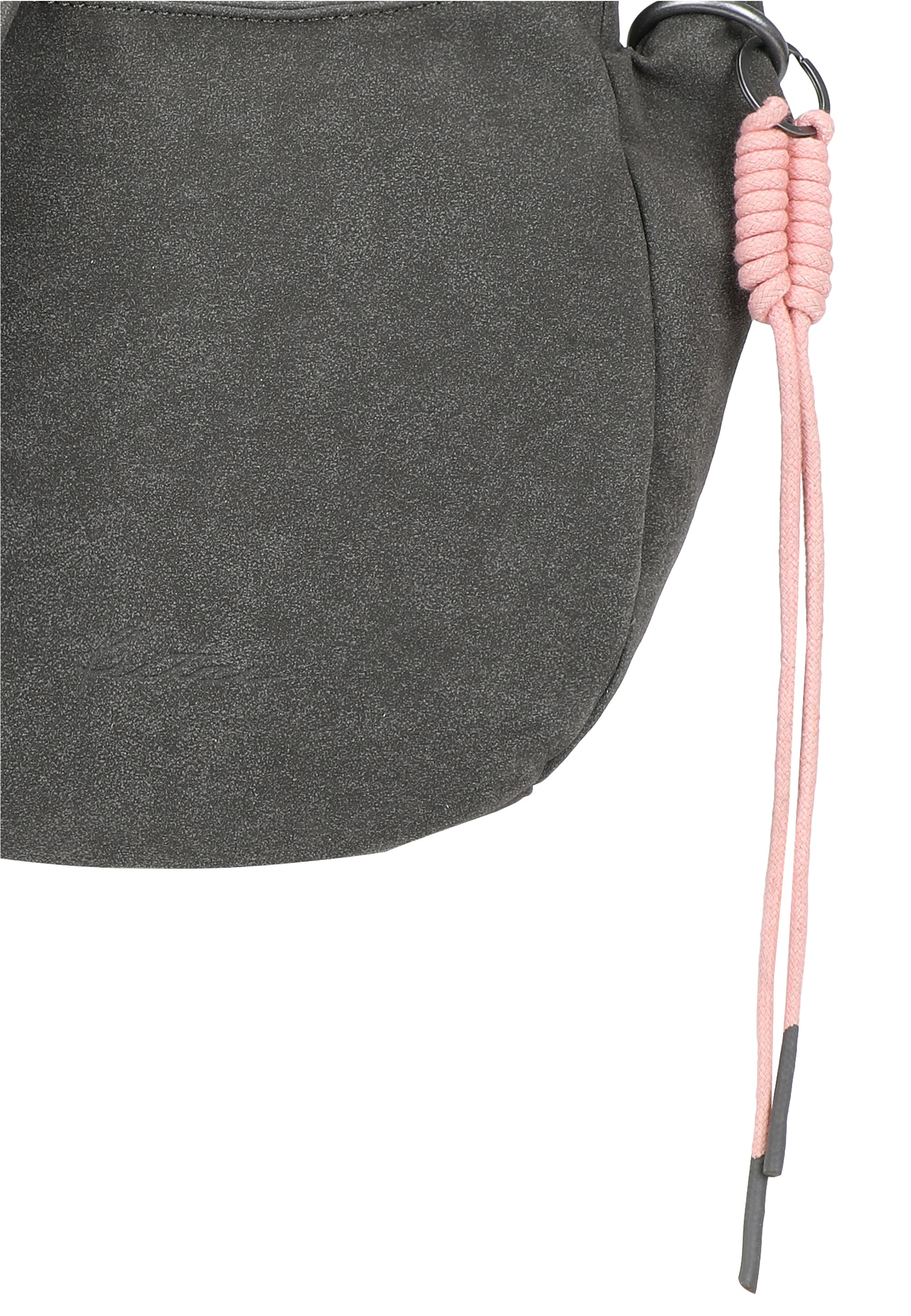 Fritzi aus Preußen Schultertasche »Sue02 Suede Jacky Soft Dark Anthra« mit modischer Kordelschnur