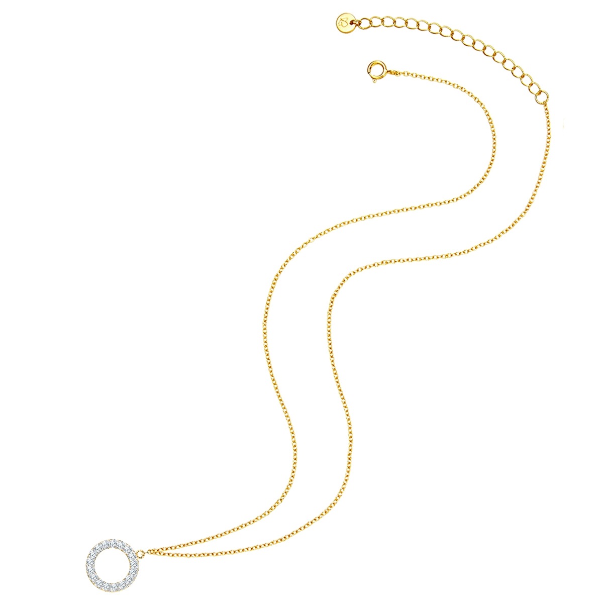 Glanzstücke München Kette mit Anhänger »GSM1944« mit Buchstaben-Anhänger