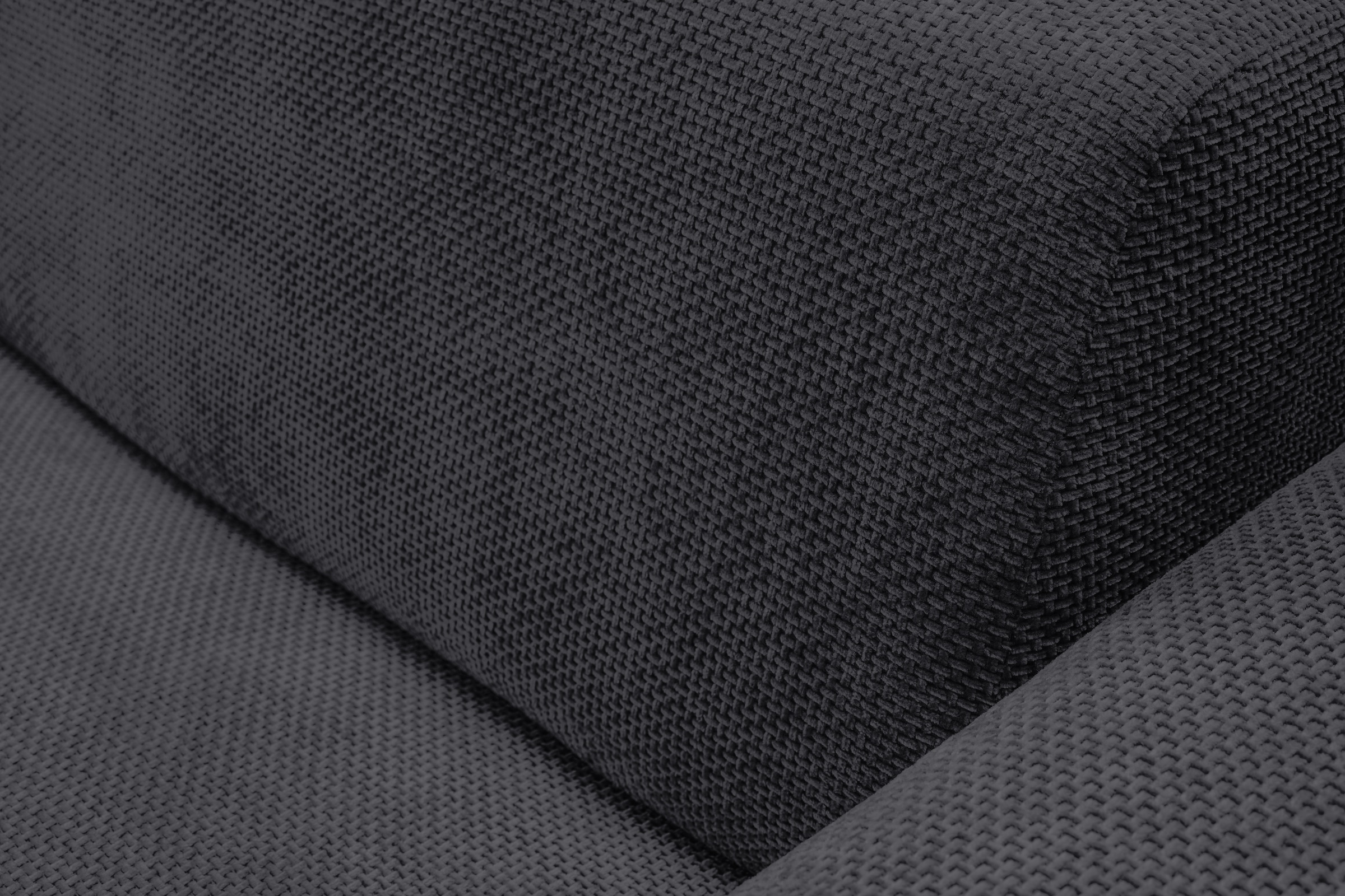 WERK2 Ecksofa »Zeus-L modern und zeitlos, Breite 253cm, bequemes Sofa«, Curvy Trend Ecksofa mit urbaner Optik