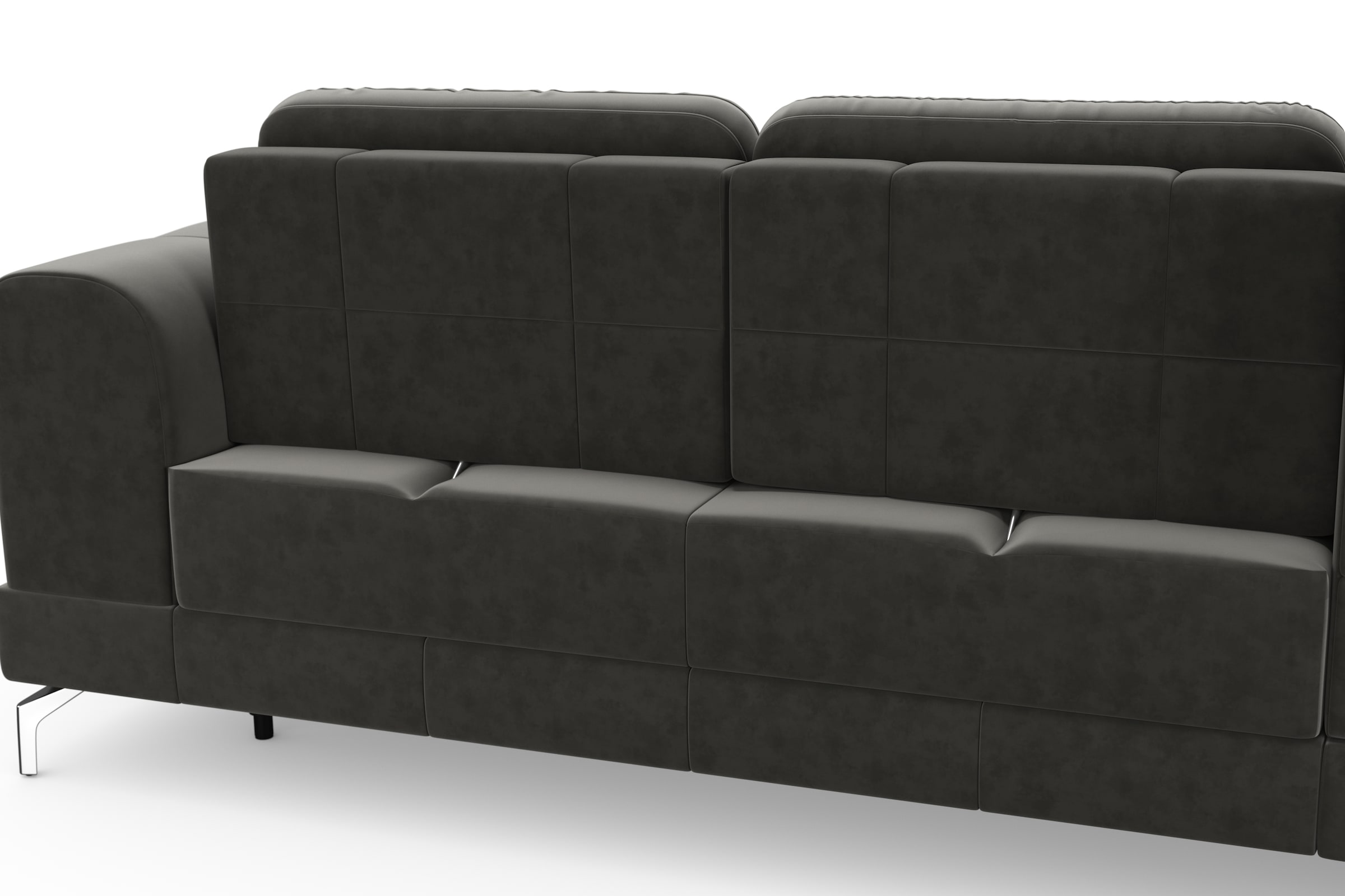 sit&more Ecksofa »Bendigo L-Form«, inklusive Sitztiefenverstellung, Bodenfreiheit 12 cm, in 2 Fußfarben
