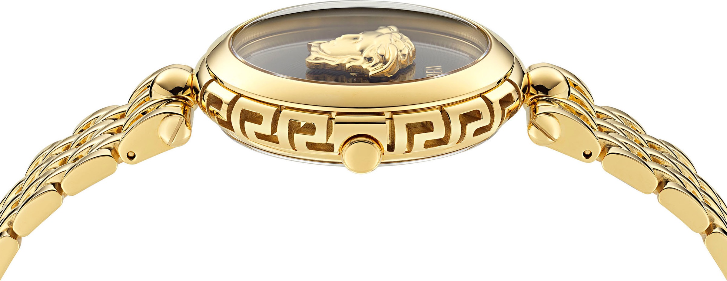 Versace Quarzuhr »MEDUSA HERITAGE«, Armbanduhr, Damenuhr, Swiss Made, Saphirglas, Edelstahlarmband, analog