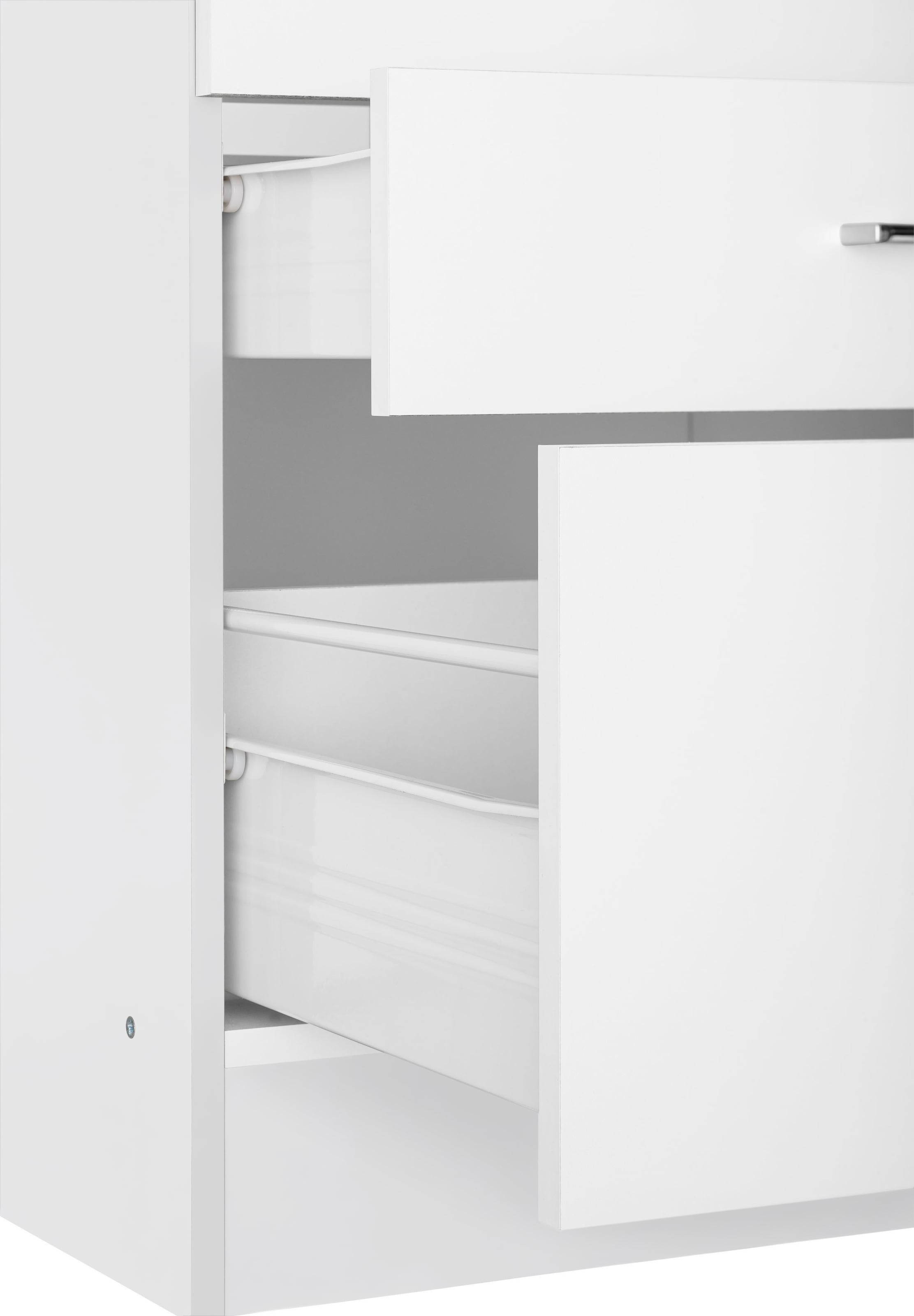 KOCHSTATION Küchenzeile »KS-Paris«, mit E-Geräten, Breite 290 cm, wahlweise mit Induktionskochfeld