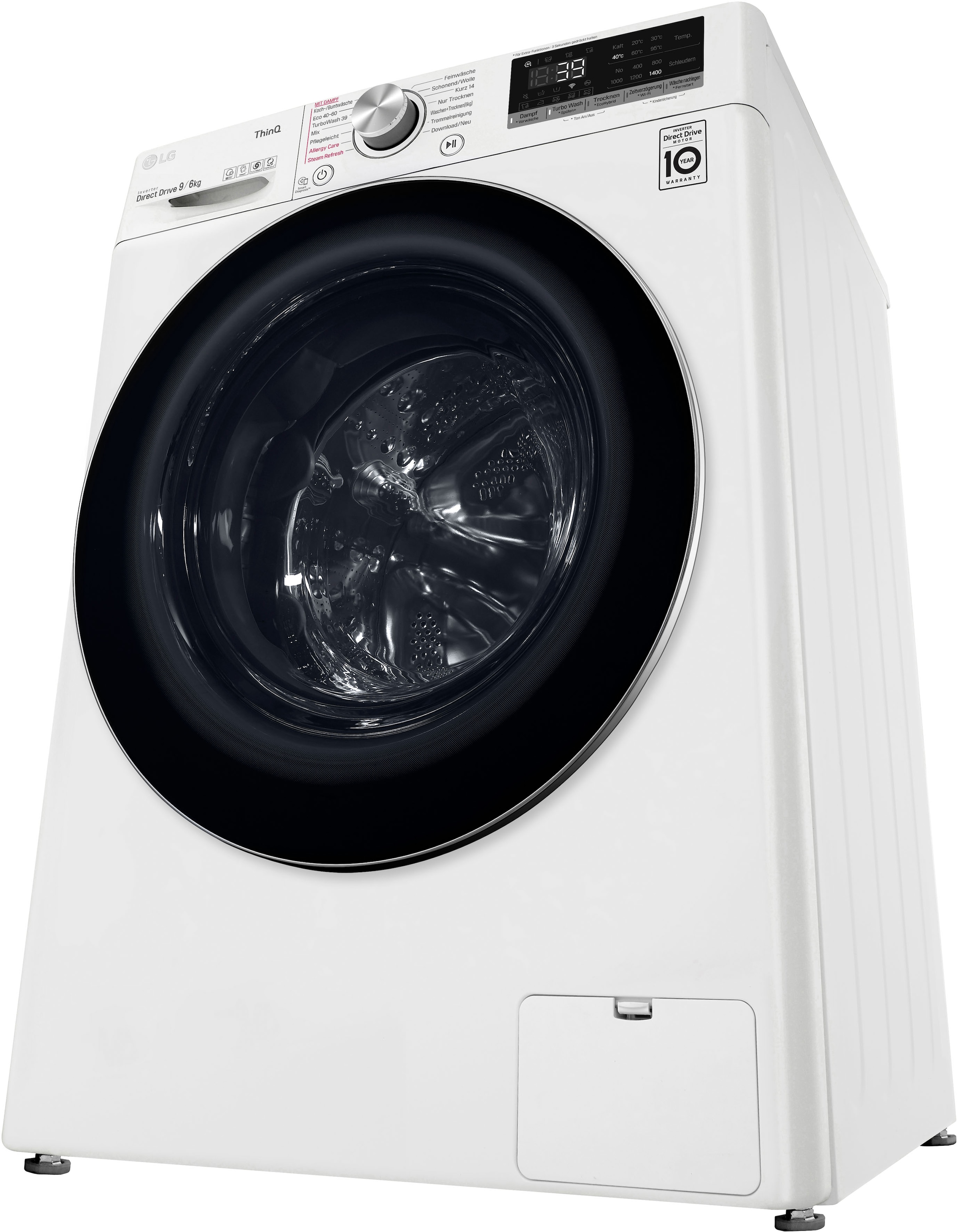 LG Waschtrockner »V7WD96H1A«, TurboWash® - Waschen in nur 39 Minuten