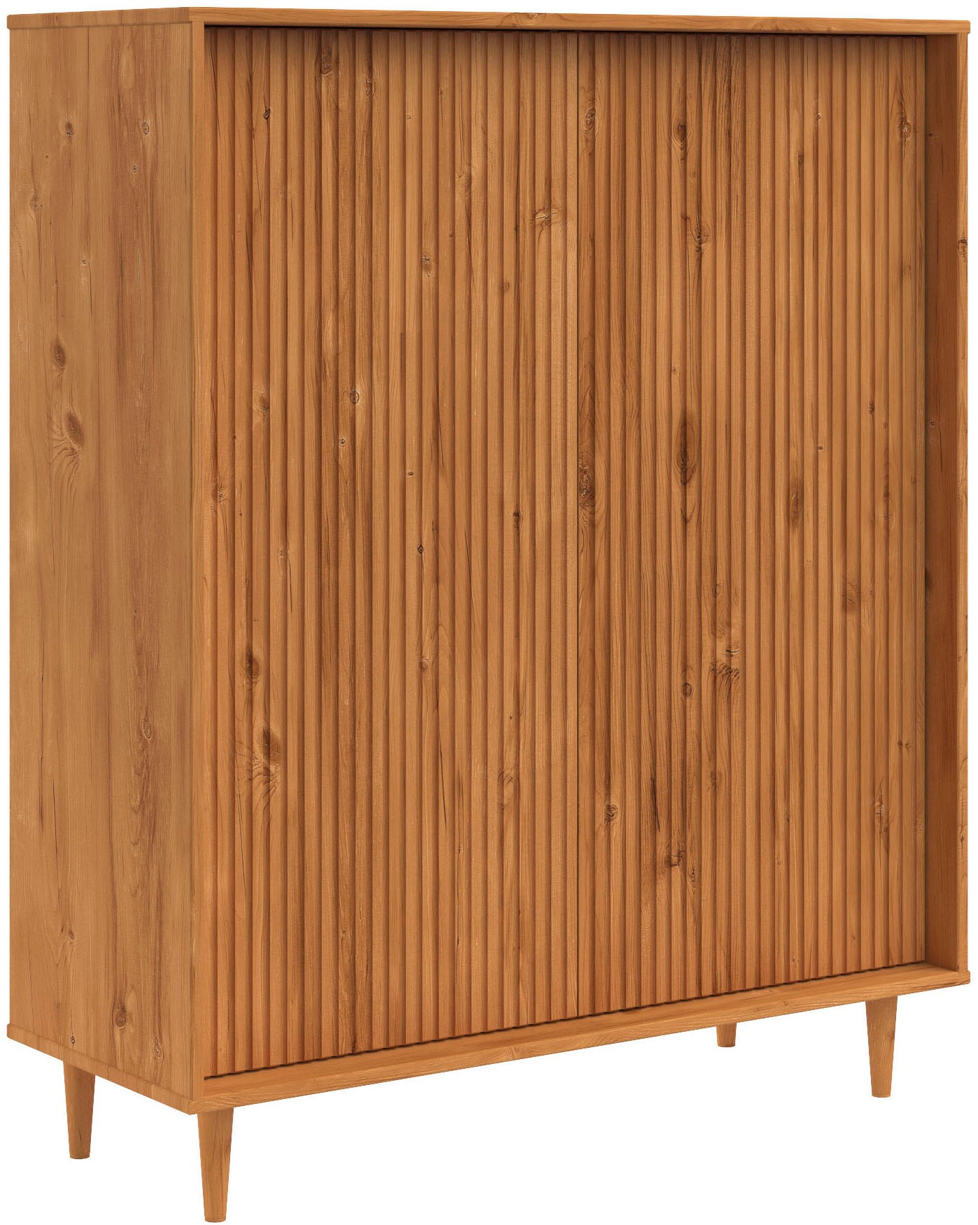 OTTO home Highboard "Malmedy Front mit gefrästen Rillen" Kommode Midischran günstig online kaufen