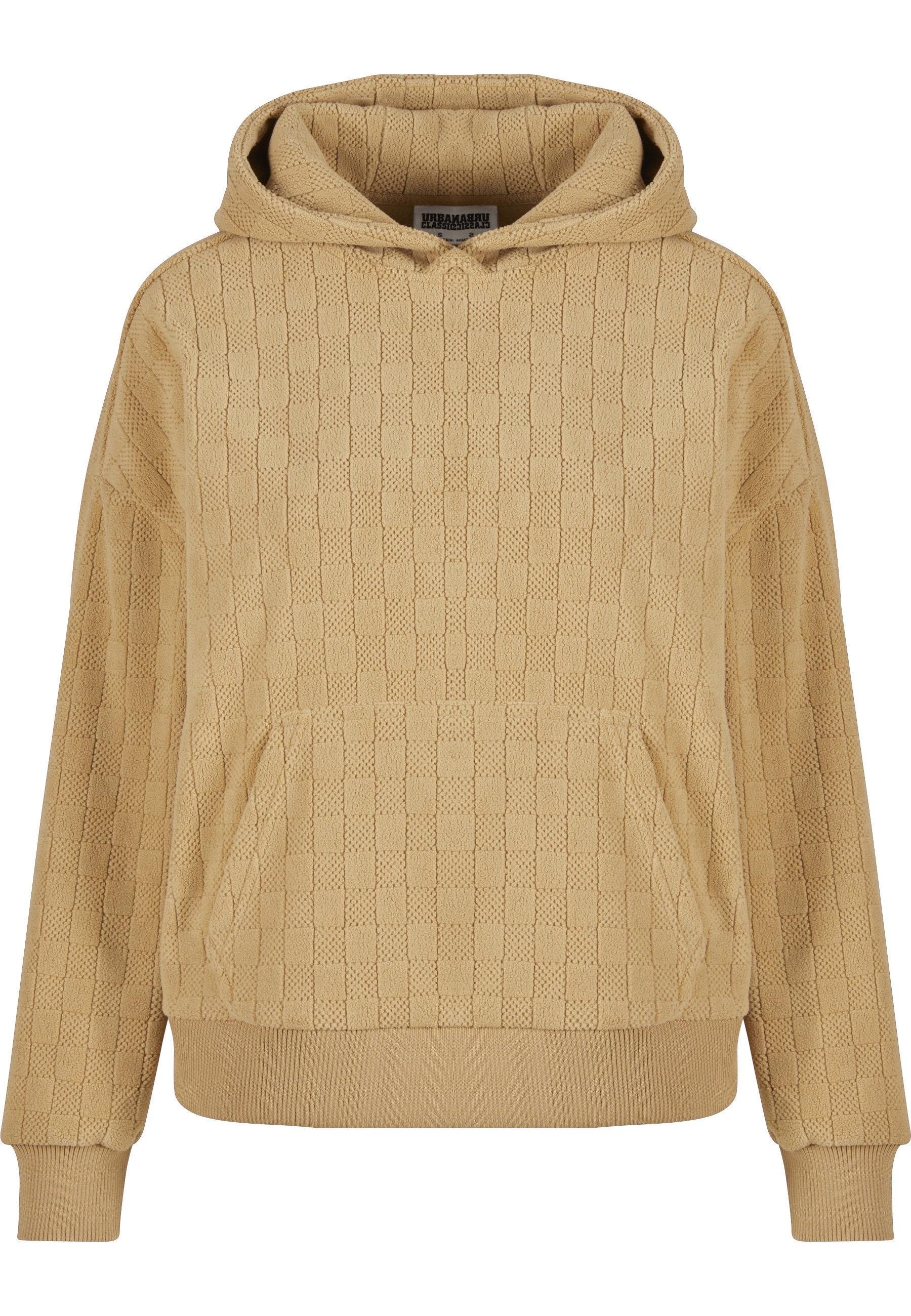 URBAN CLASSICS Kapuzensweatshirt "Urban Classics Ladies Jacquard Velvet Ove günstig online kaufen