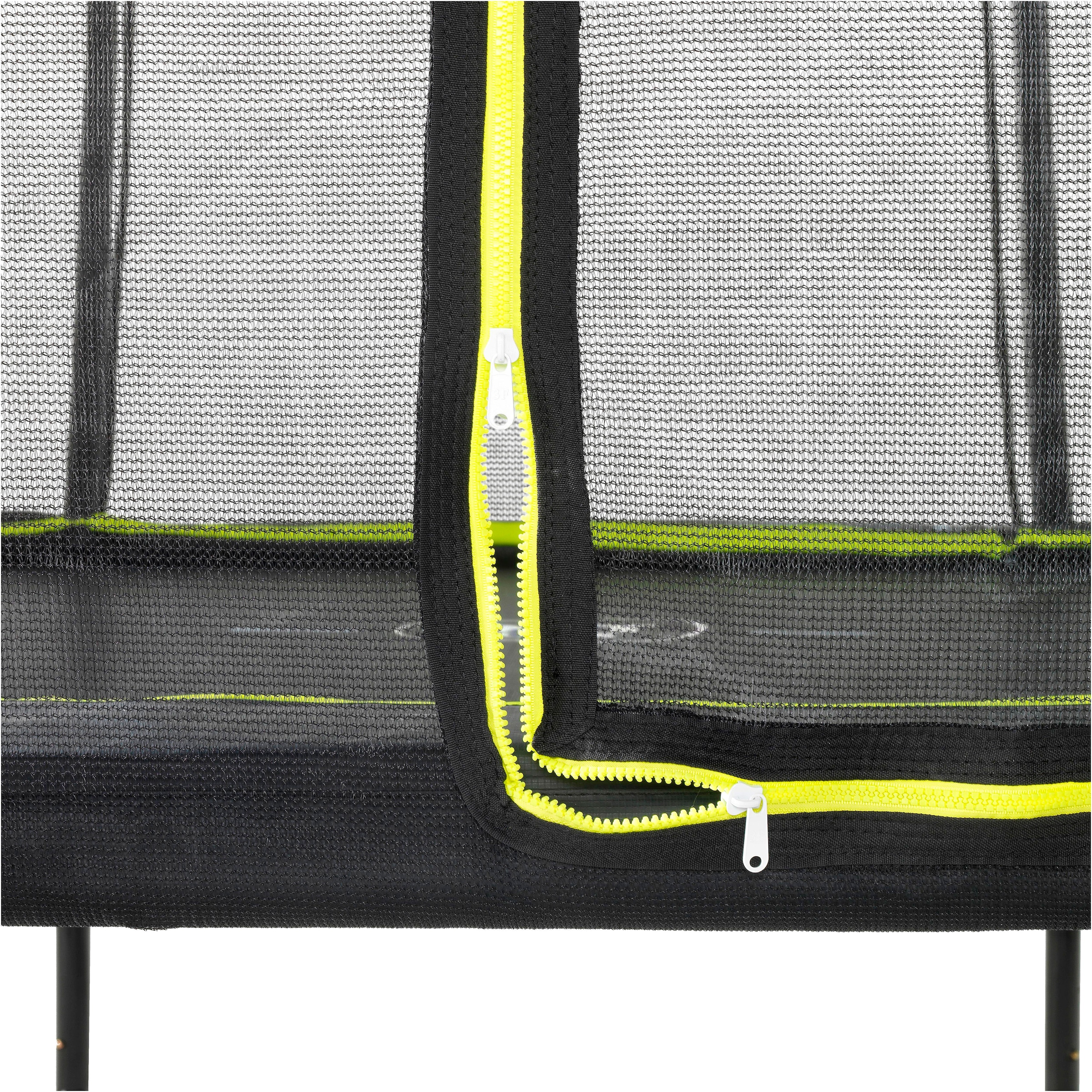 EXIT Gartentrampolin »Silhouette, schwarz«, mit Sicherheitsnetz
