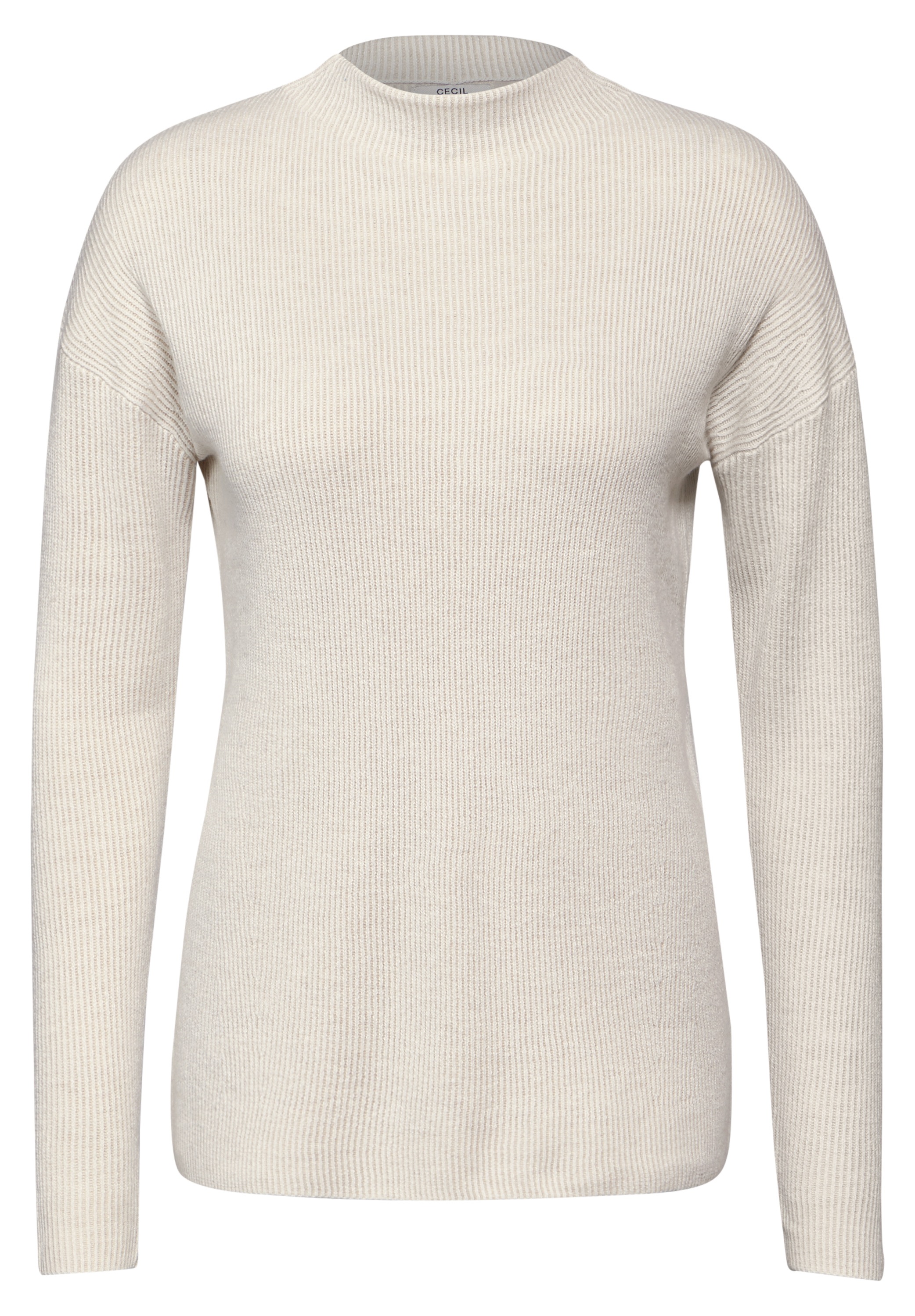 Cecil Strickpullover, mit Materialmix