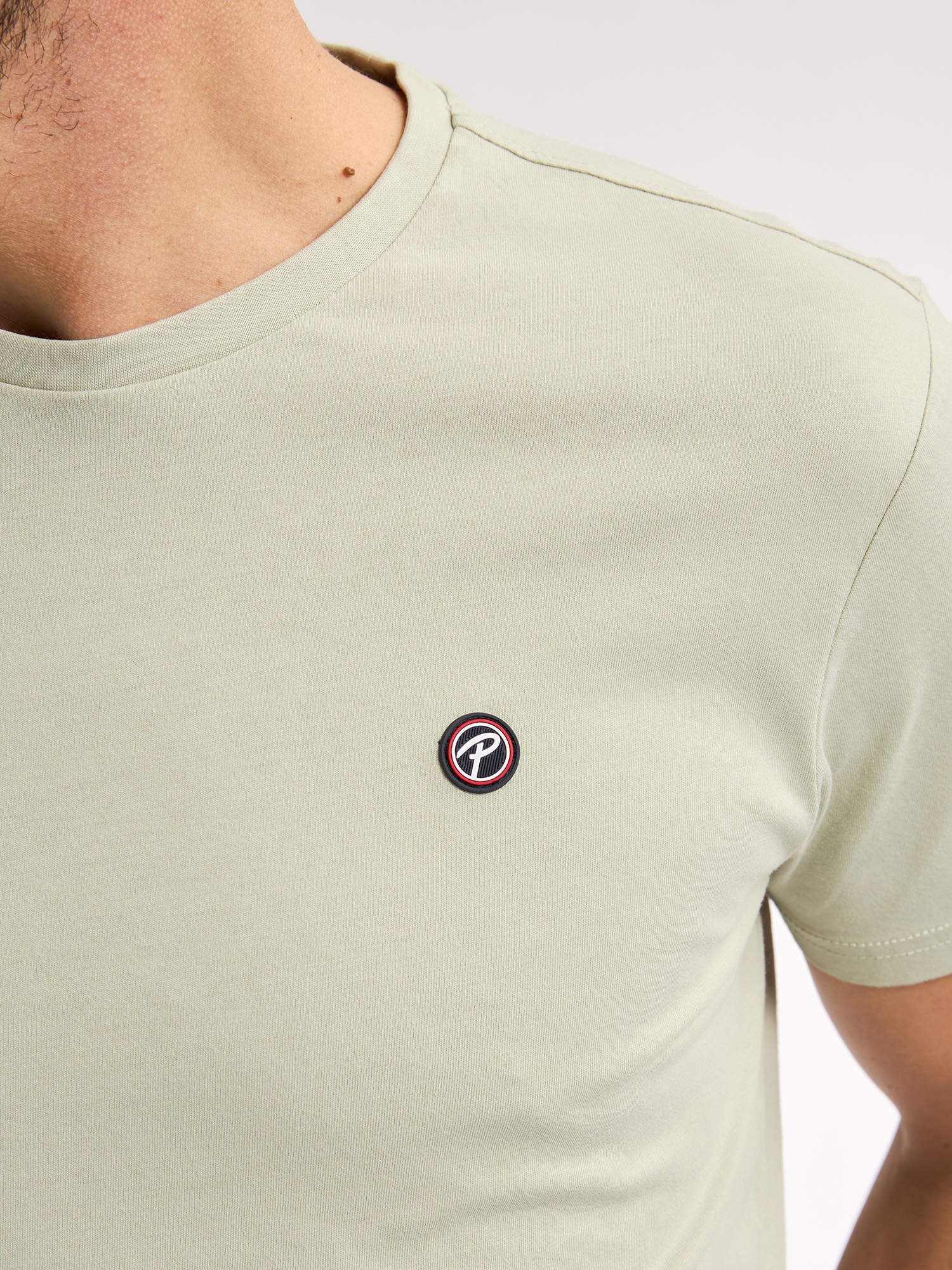 Petrol Industries Rundhalsshirt, mit Logo Stickerei