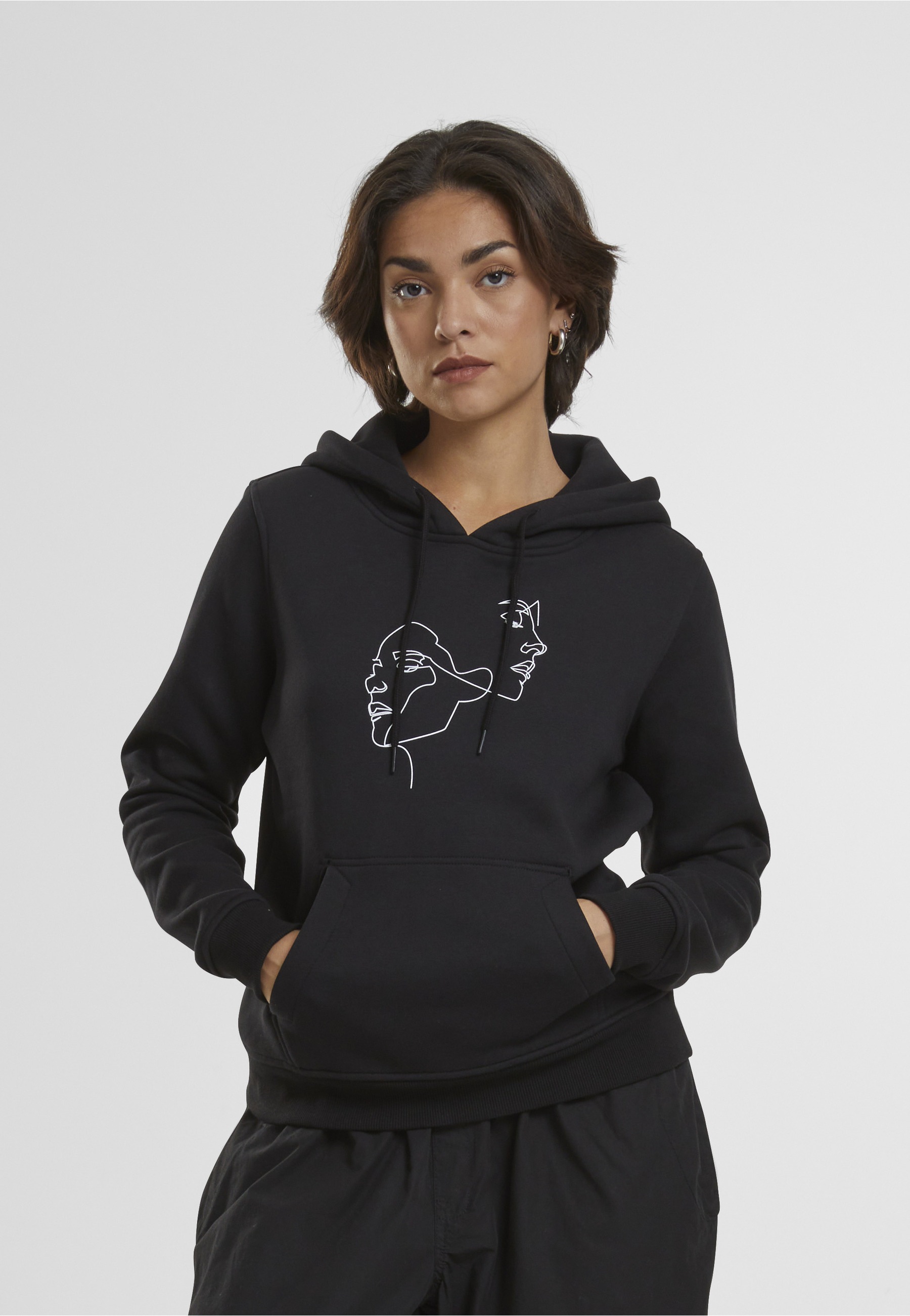 Thumbnail - MisterTee Kapuzensweatshirt "MisterTee Ladies One Line Fit Hoody"