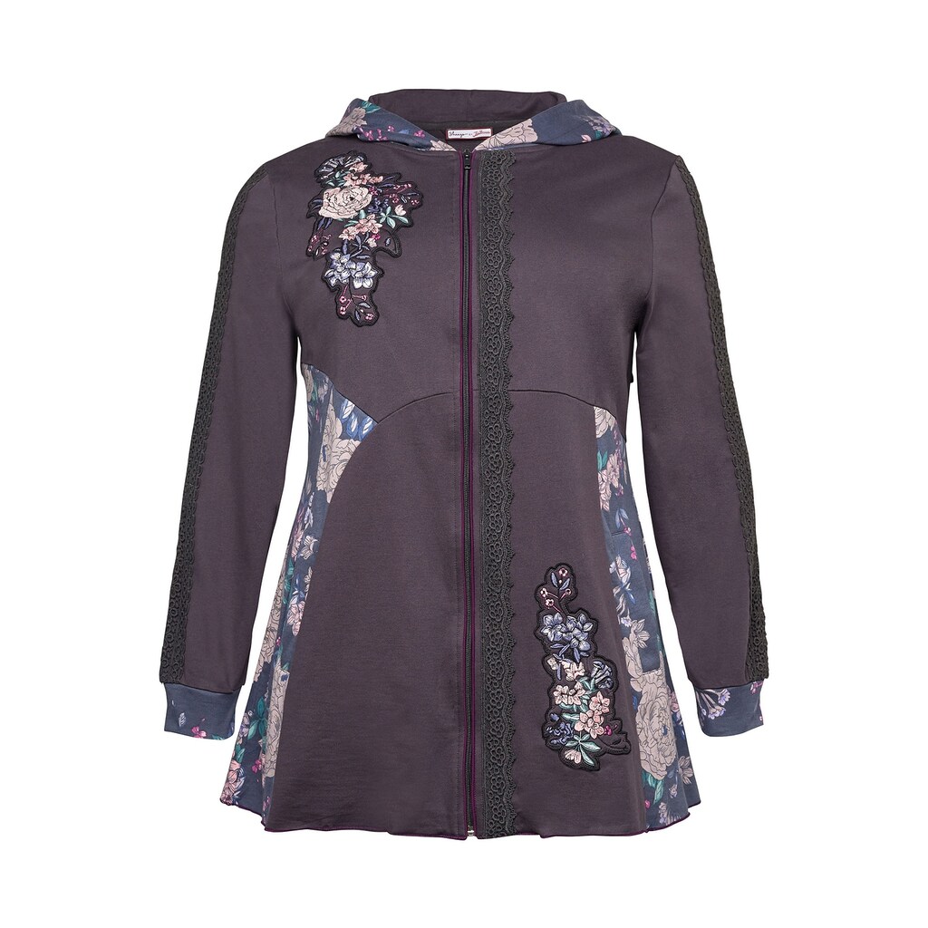 sheego by Joe Browns Kapuzensweatjacke »Sweatjacke«