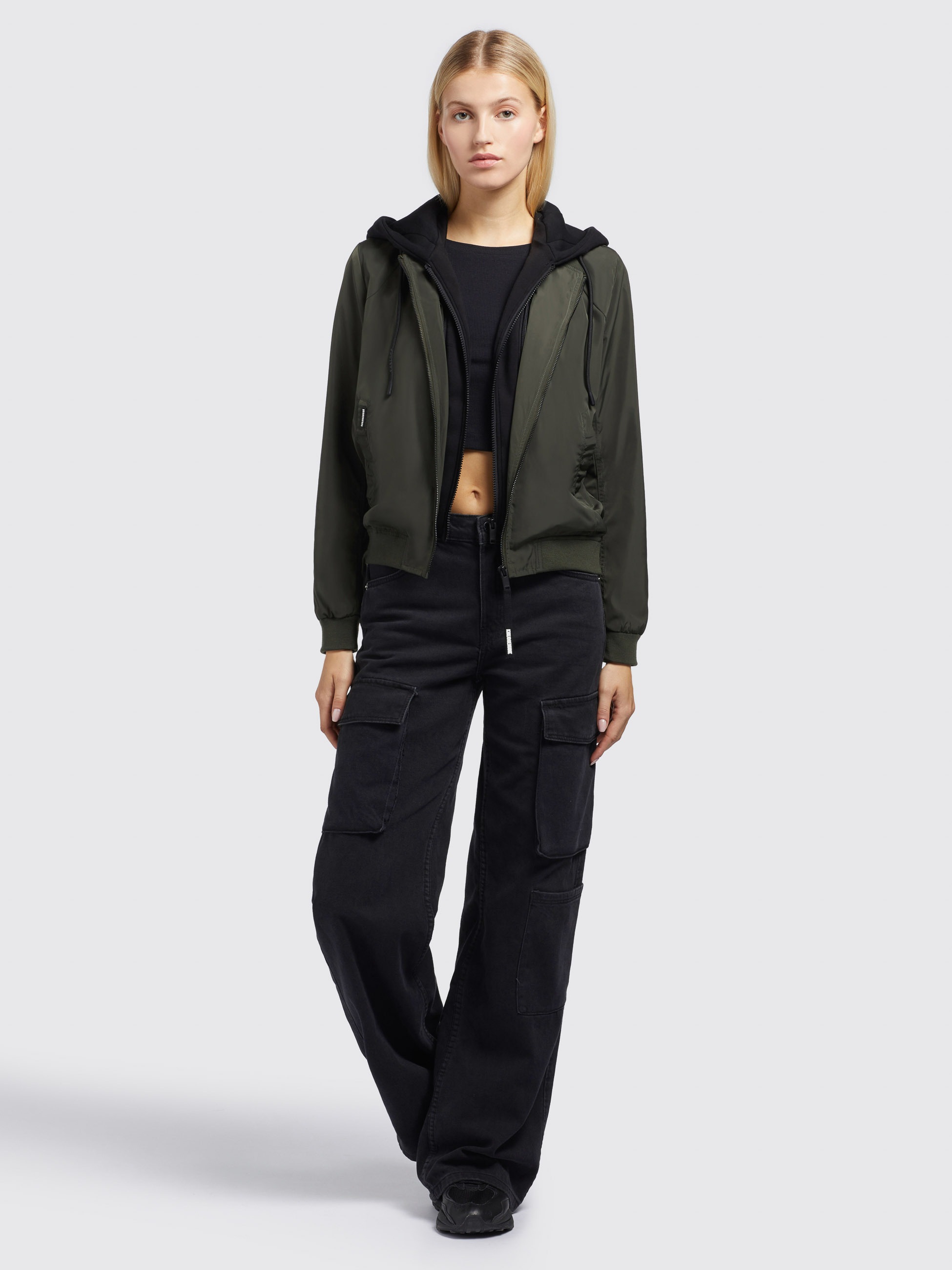 khujo Bomberjacke »PERSEE3«, mit Kapuze