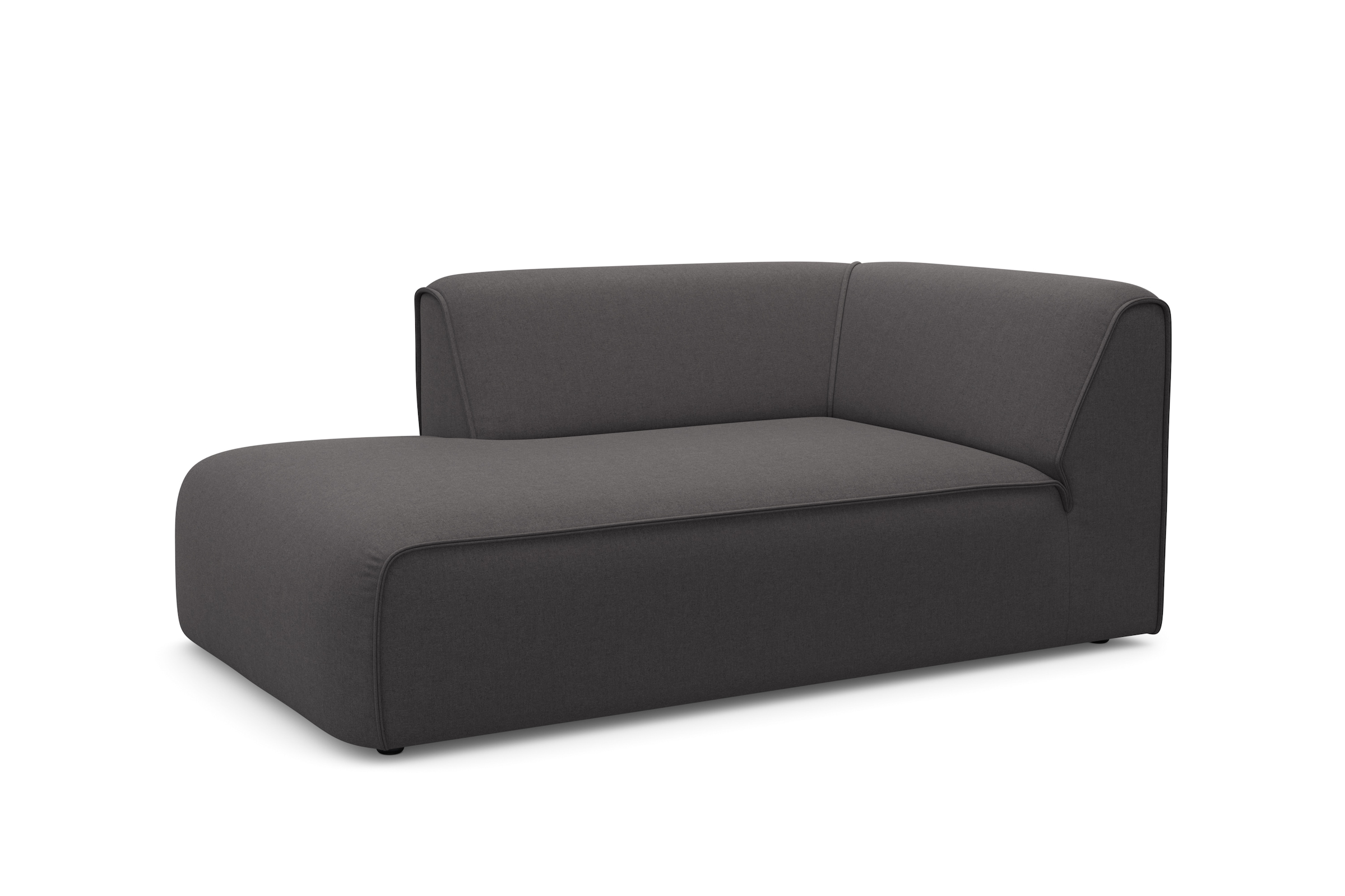 RAUM.ID Ottomane »Merid Chaiselongue, Maße B/T/H: 100/162/70 cm«, als Modul oder separat verwendbar, für individuelle Zusammenstellung