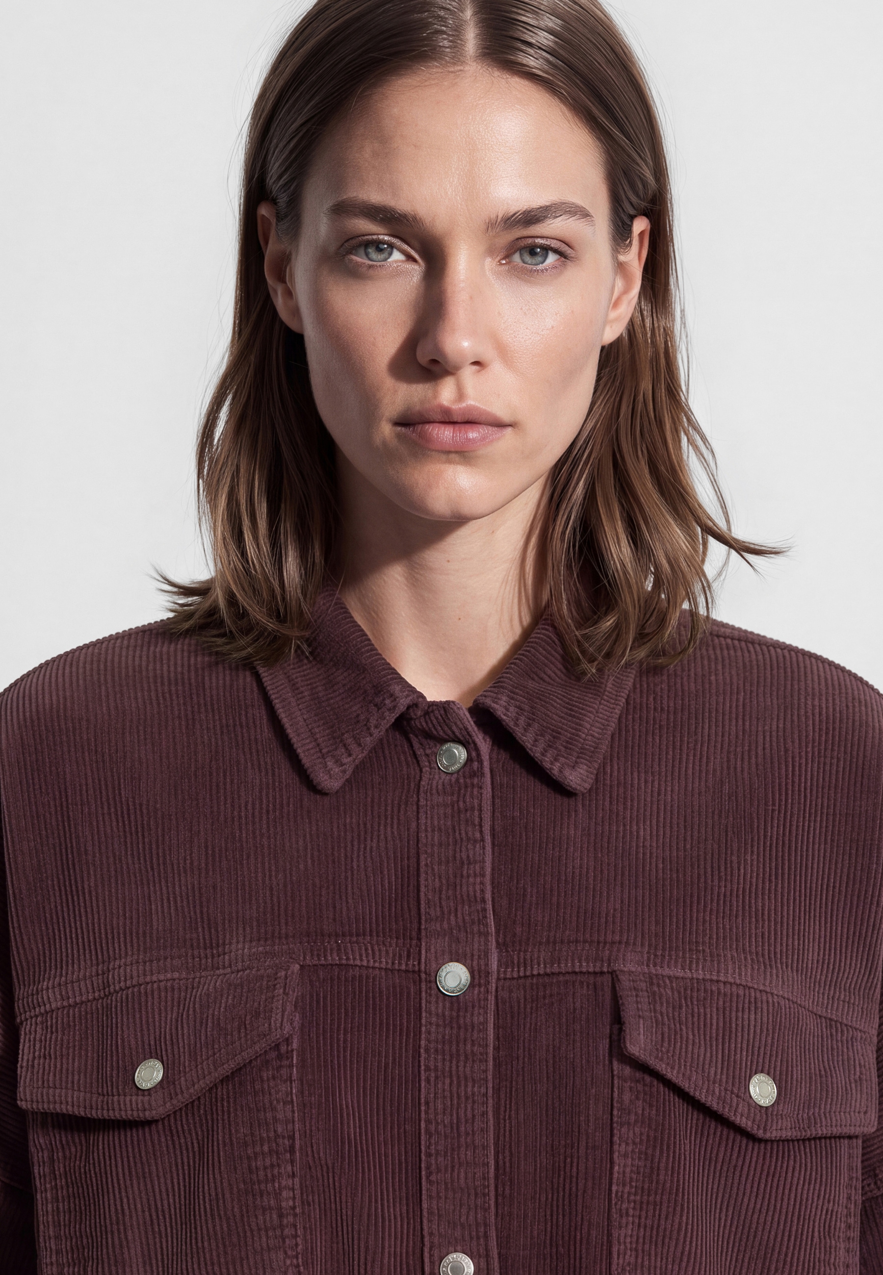 Mavi Langarmbluse »FIONA« Boyfriend Cord Overshirt