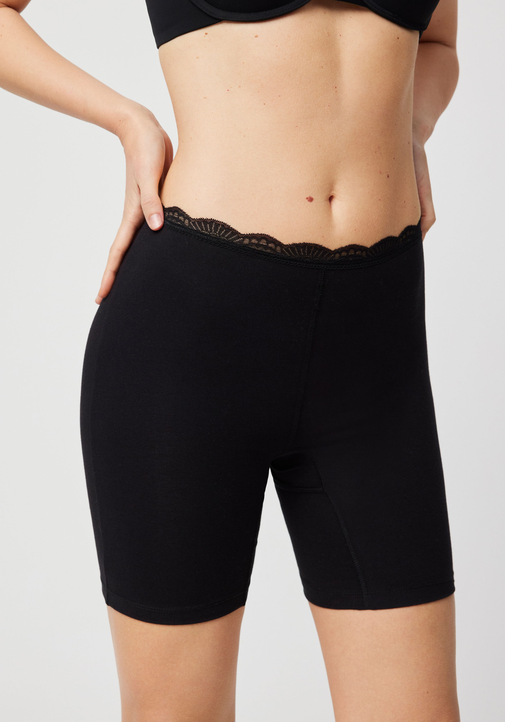 YSABEL MORA Lange Unterhose "BASIC COLLECTION COTTON WITH LACE", (3er Pack) günstig online kaufen