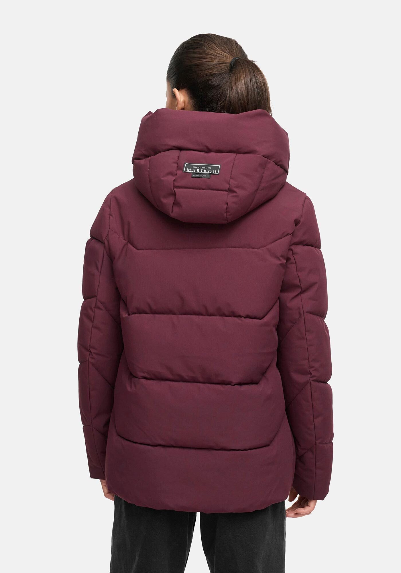 Marikoo Winterjacke »Kuscheltatze«, mit extra hohem Kragen