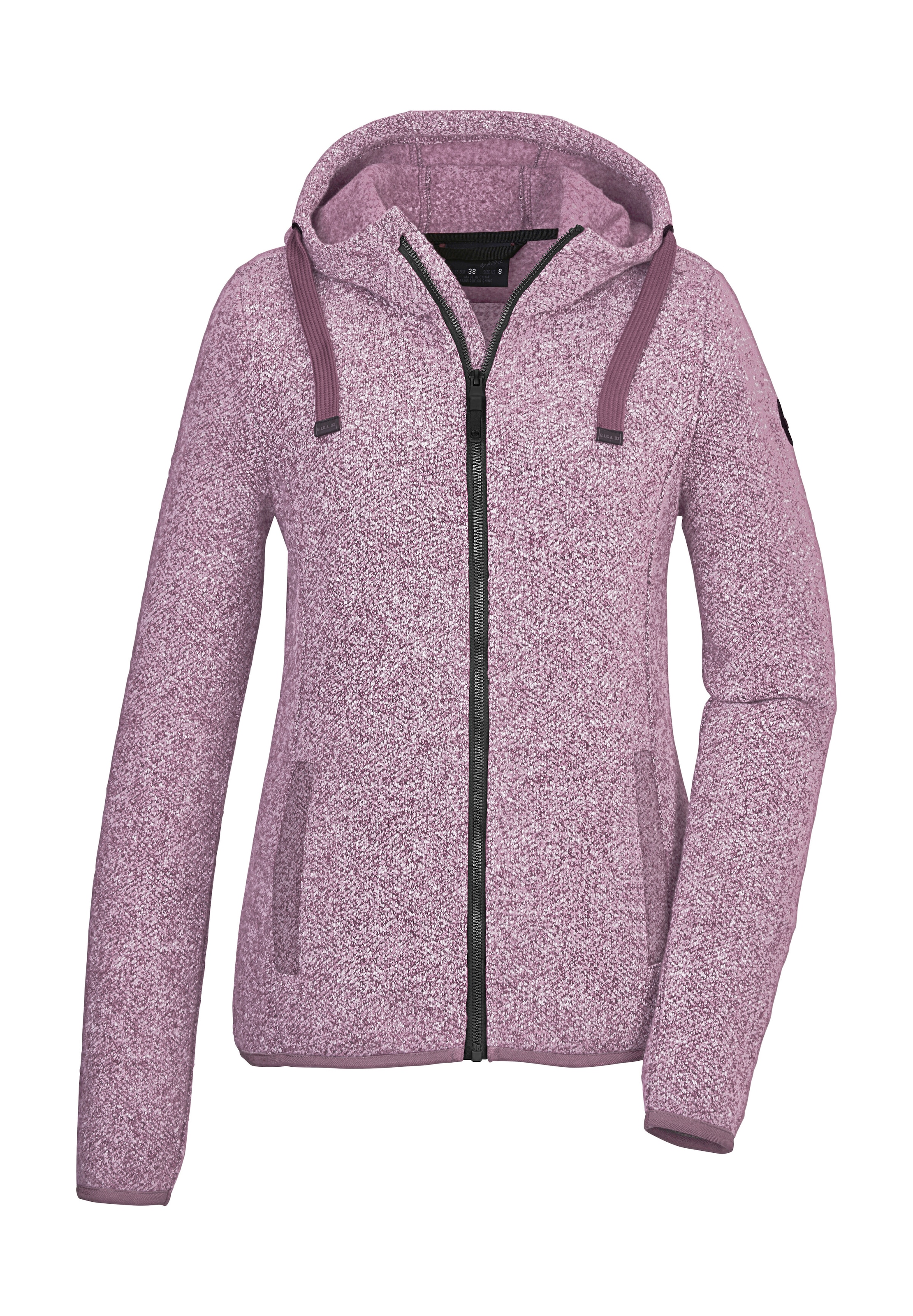 G.I.G.A. DX by killtec Fleecejacke »GW 52 WMN KNTFLC JCKT« Jacquard Strickfleecejacke mit Kapuze und Kinnschutz